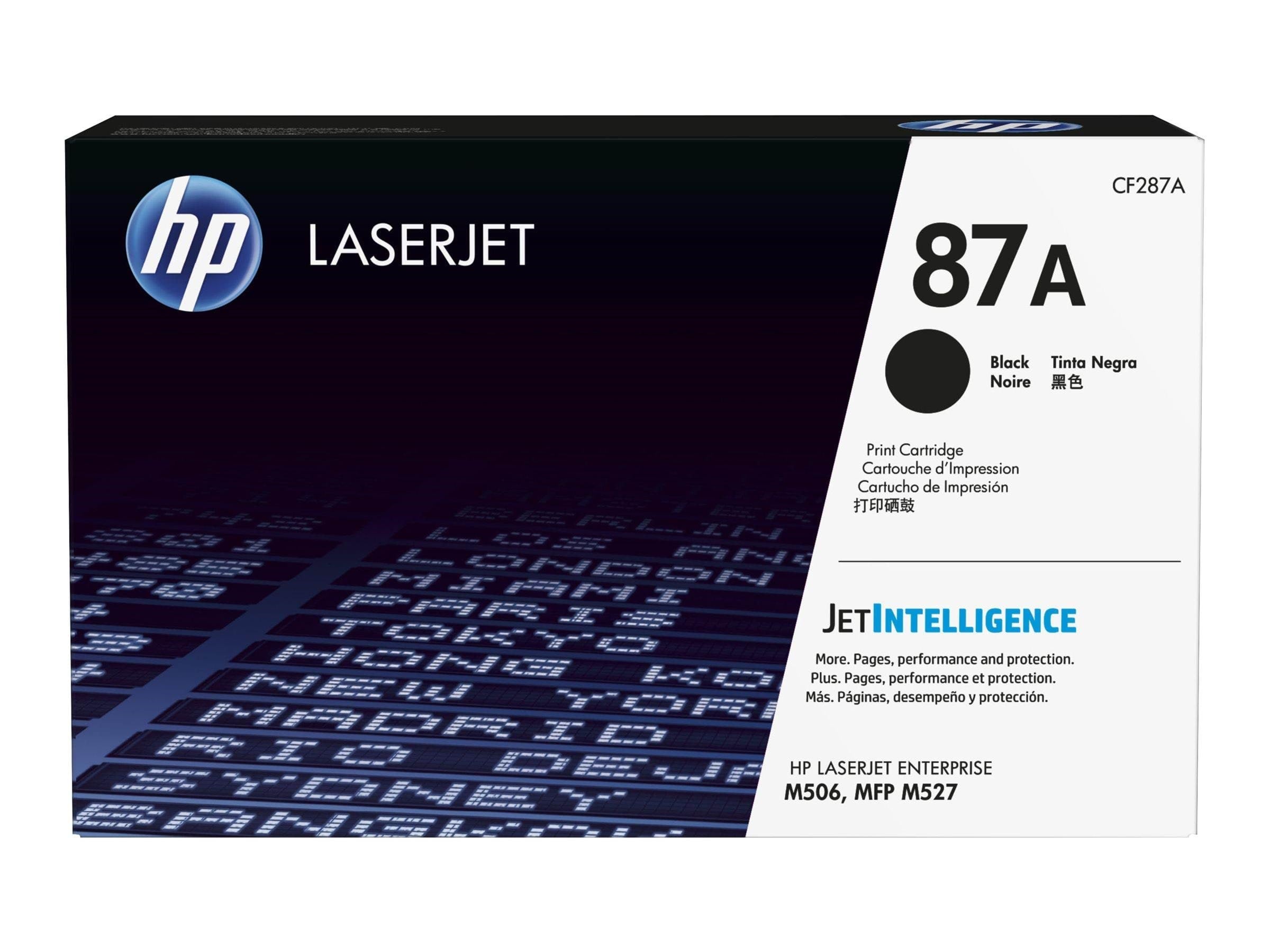 HP 87a / Cf287a Black Toner - Druckerzubehoer Tinte Toner