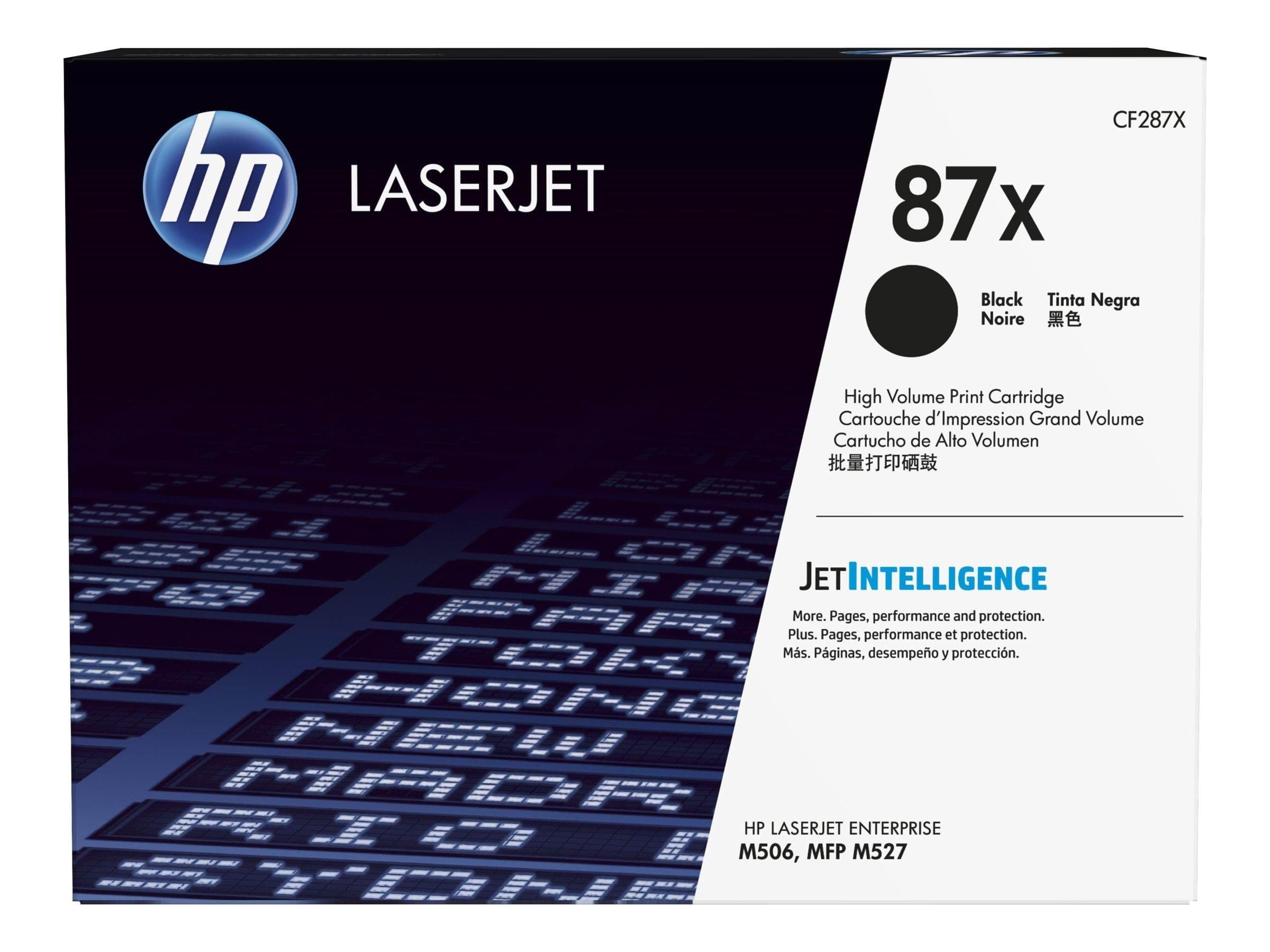 HP 87x / Cf287x High Capacity Black Toner - Druckerzubehoer Tinte Toner Schwarz