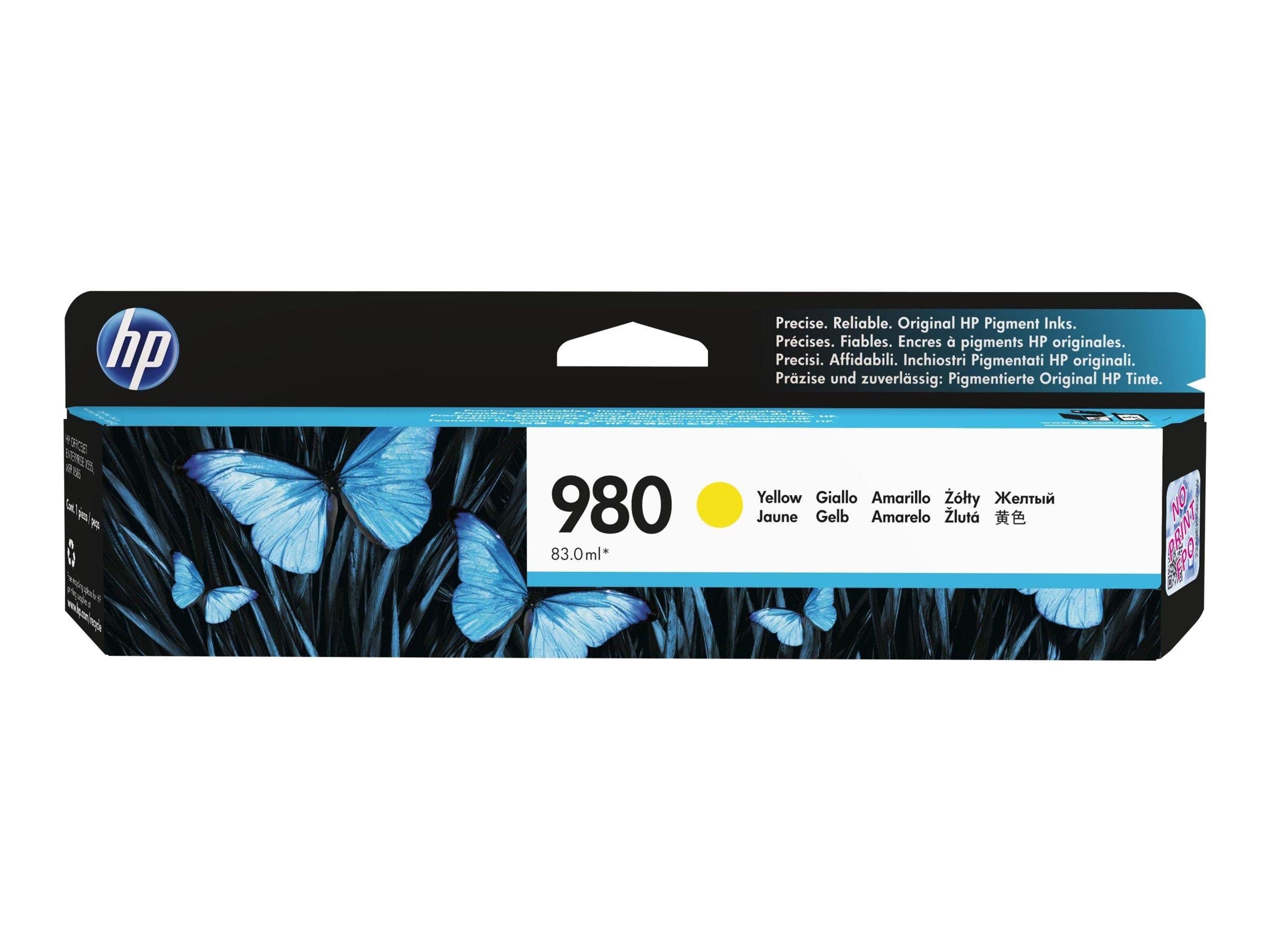 HP 980 / D8j09a - Yellow Ink - Druckerzubehoer Tinte Toner