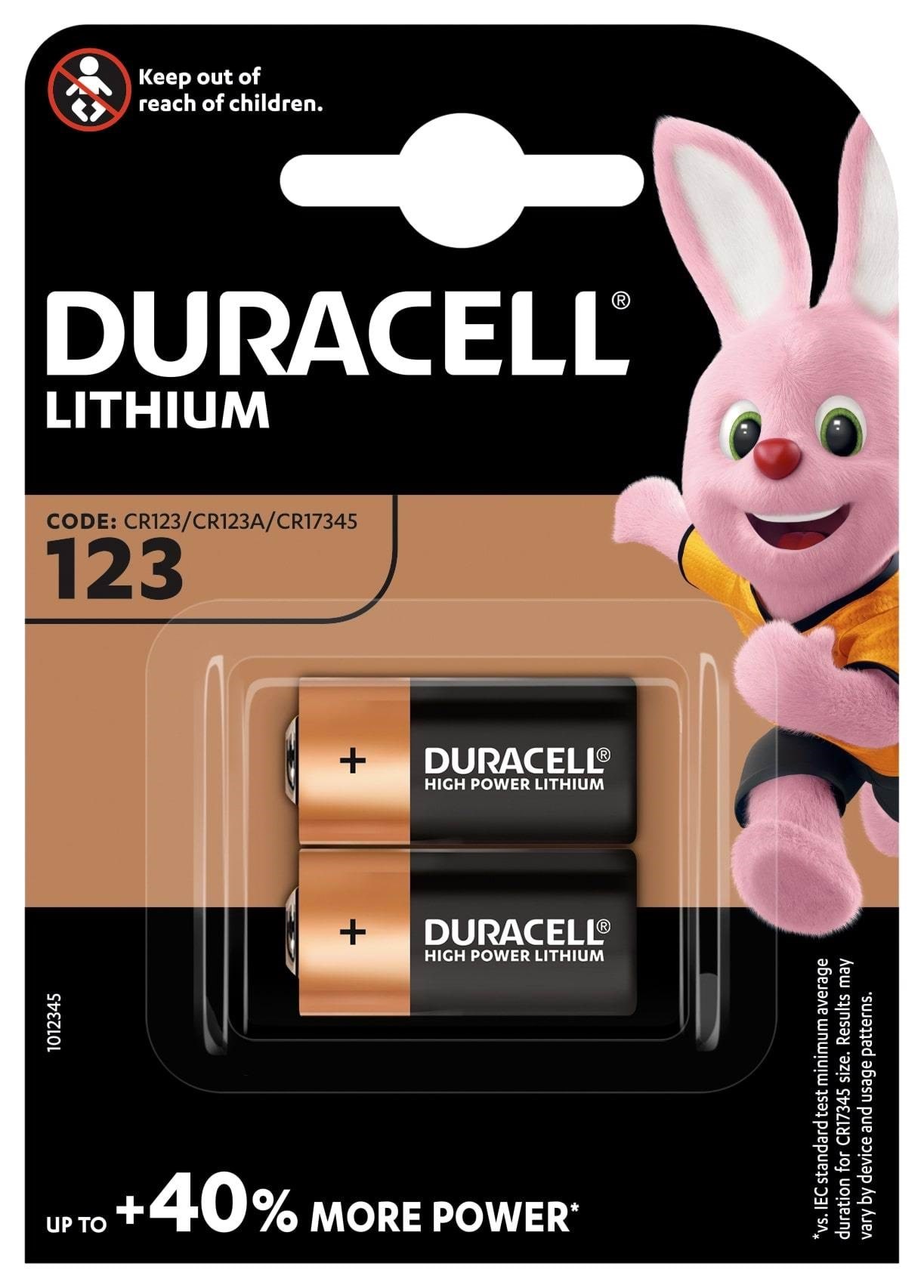 Duracell Cr123a (2-pack) - Batterien Und Akkus