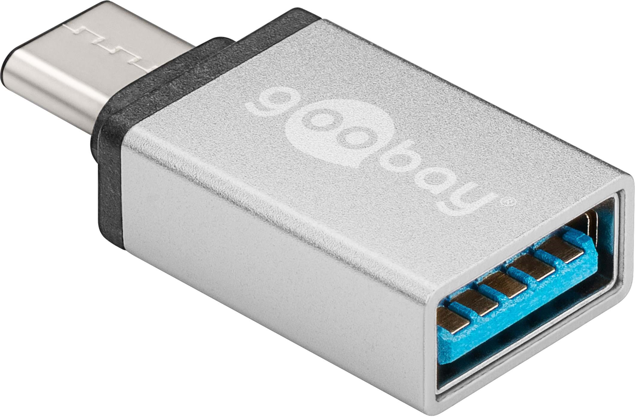 Pro Usb-c 3.1 - Usb-a - Adapter - Silver - Usb Kabel Silber 4040849566202
