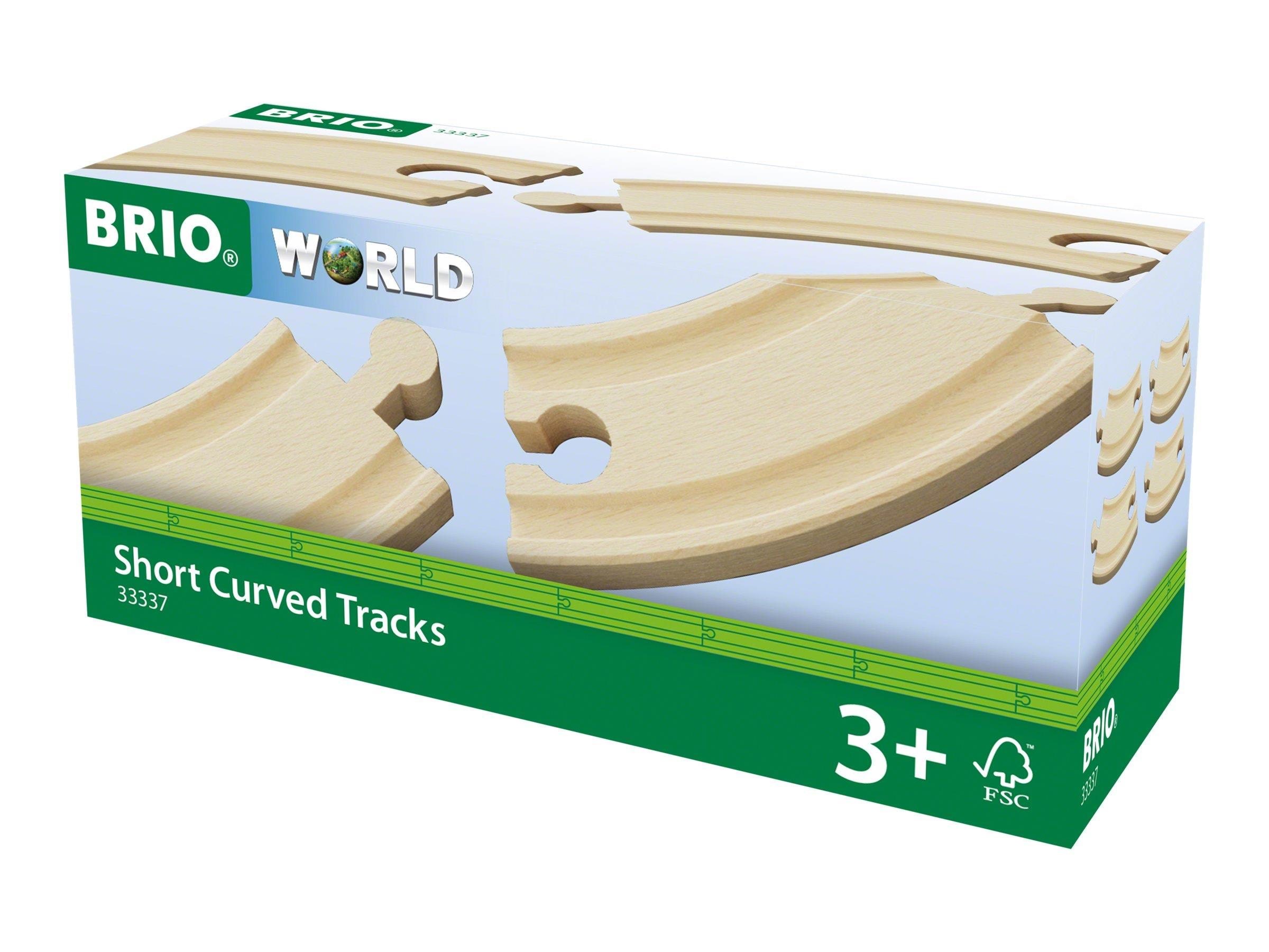 Brio Short Curved Tracks - Brio Train 33337