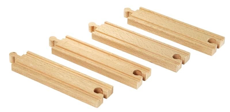 Brio Medium Straight Tracks - Brio Train