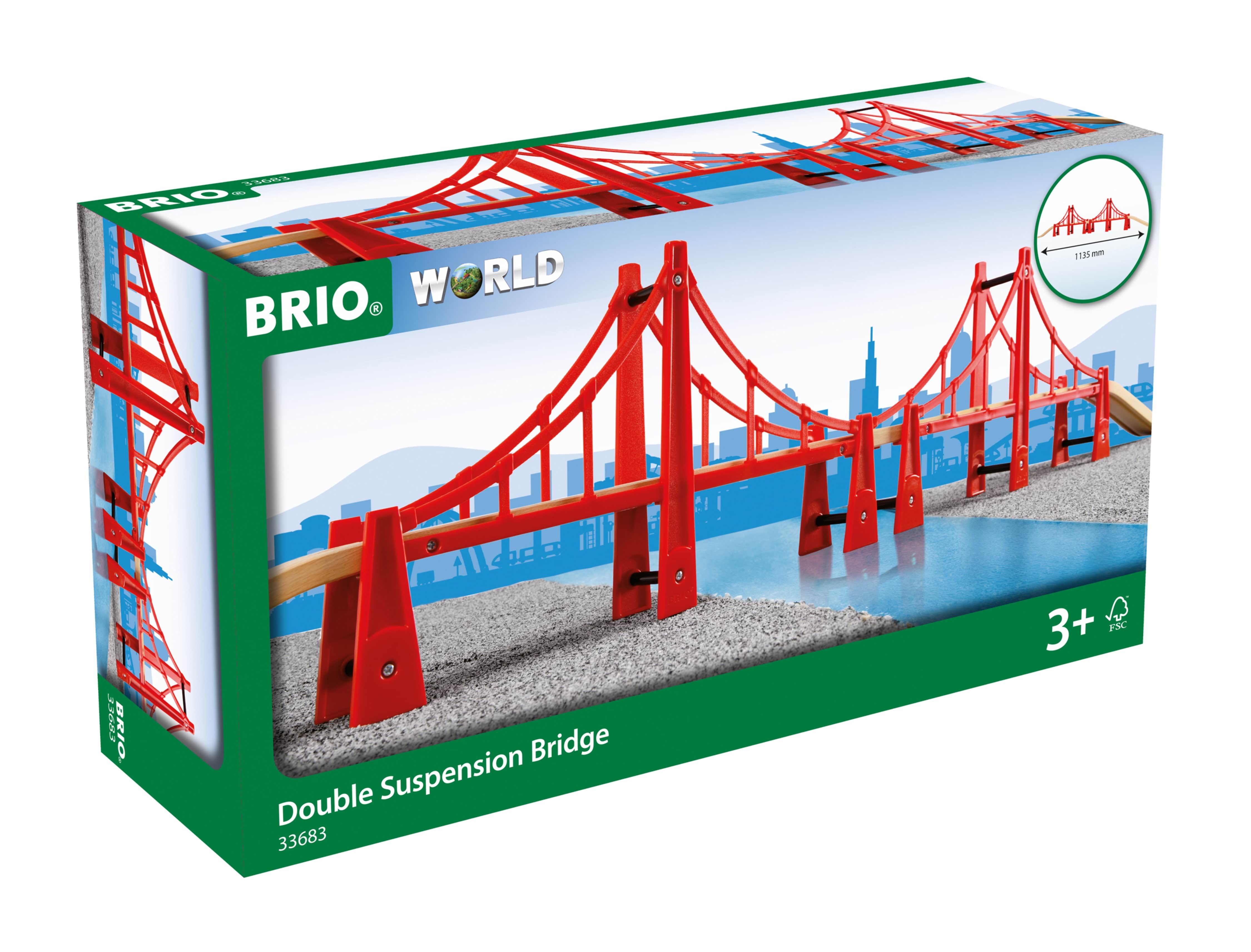Brio Double Suspension Bridge - Brio Train