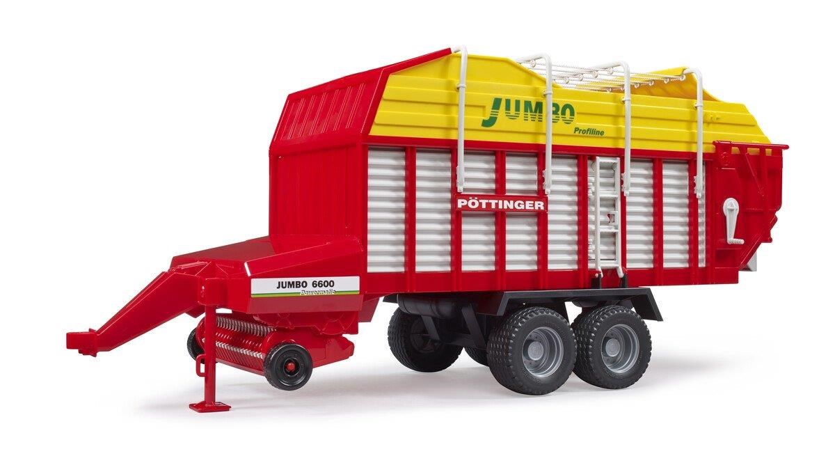Bruder Pöttinger Jumbo 6600 Profiline Forage Trailer - Spielzeugauto 02214