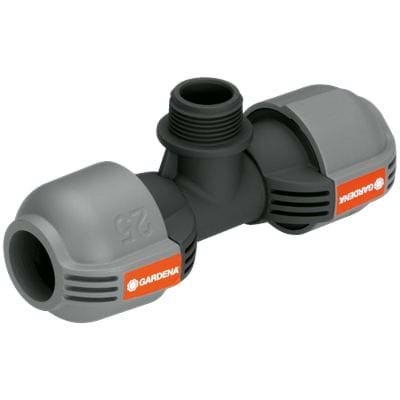 Gardena T-stück 25 mm x 3/4"-Außengewinde - Gartenbewaesserung