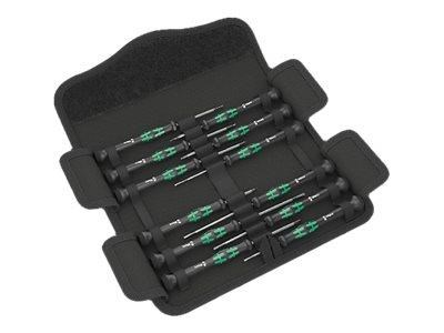 Wera Kraftform Micro-set/12 SB 1 Elektroniker-schraubendrehersatz, 12-teilig - Handwerkzeuge