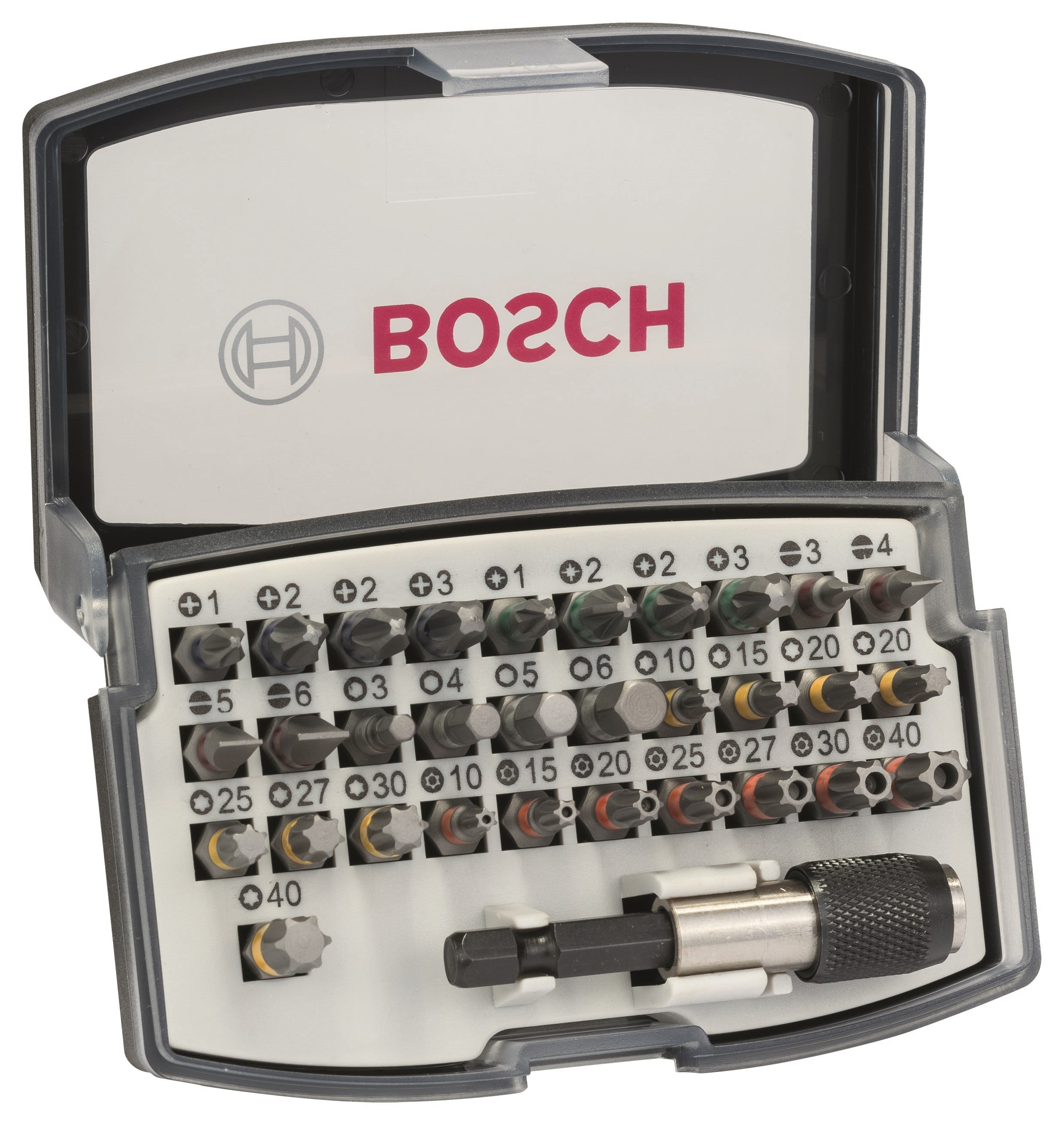 Bosch 32-piece Screwdriver Bit Set - Bohrer Bits 2607017319