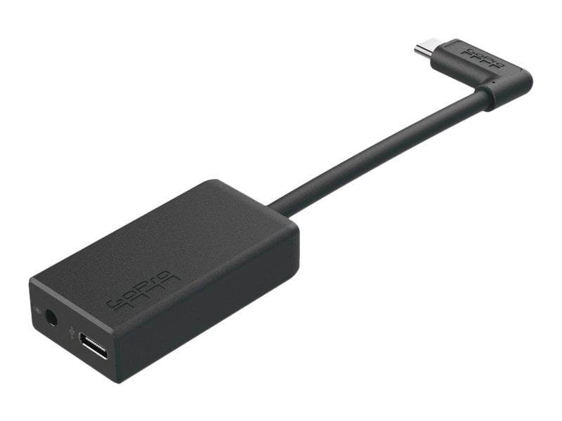 Gopro Pro 3.5mm Camera Mic Adapter - Audio Kabel Schwarz Aamic-001-ea-ast