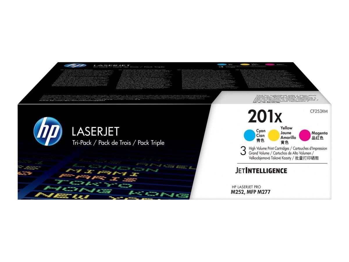 HP 201x / Cf253xm 3-pack High Capacity - Druckerzubehoer Tinte Toner
