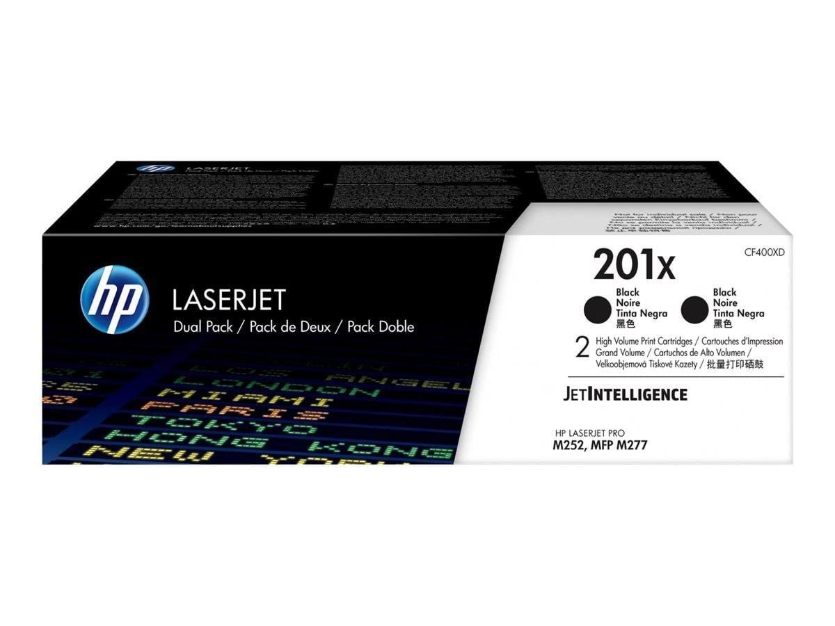 HP 201x / Cf400xd 2-pack High Capacity Black Toner - Druckerzubehoer Tinte Toner