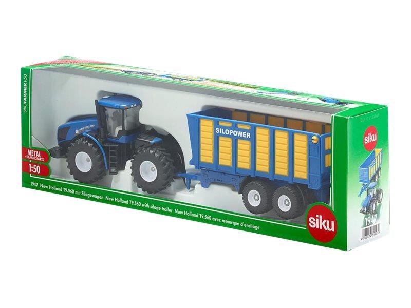 Siku Siku 1:50 Traktor Mit Silageanhänger - Spielzeugauto 541895