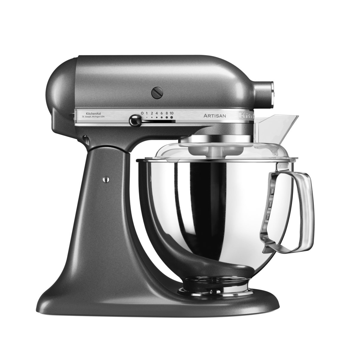 Kitchenaid Küchenmaschine 5ksm175psems Artisan 4.8L - Medallion Silver - Kuechenmaschinen