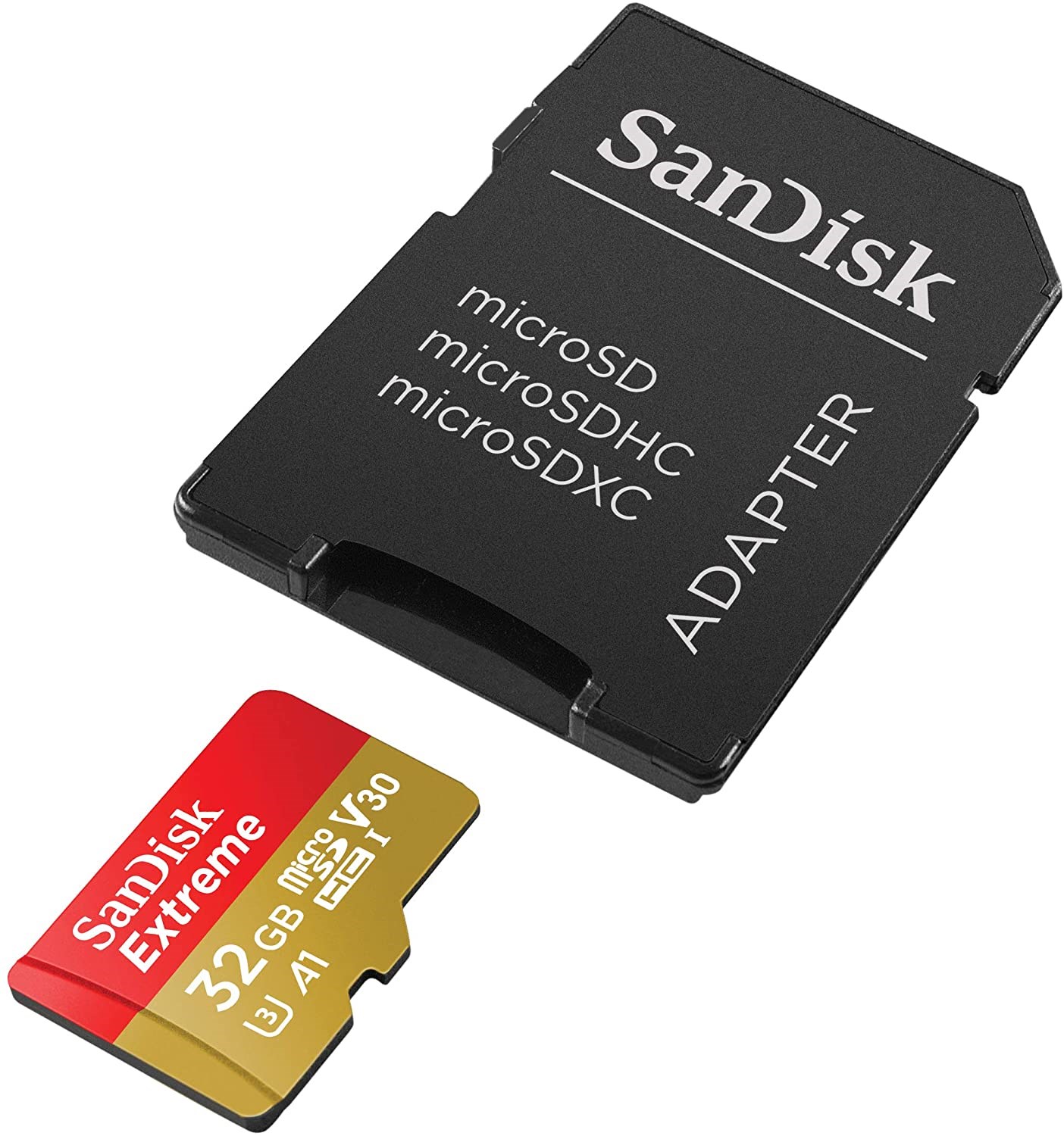 Sandisk Extreme Microsd/sd - 100mb/s - 32gb - Speicherkarten Sdsqxaf-032g-gn6ma