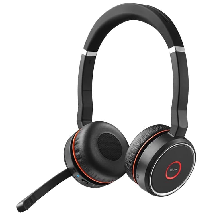 Kopfhörer - Jabra Evolve 75 MS - Kopfhoerer/headsets Schwarz 7599-832-109