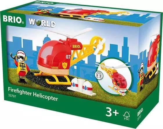 Brio Firefighter Helicopter - Brio Train