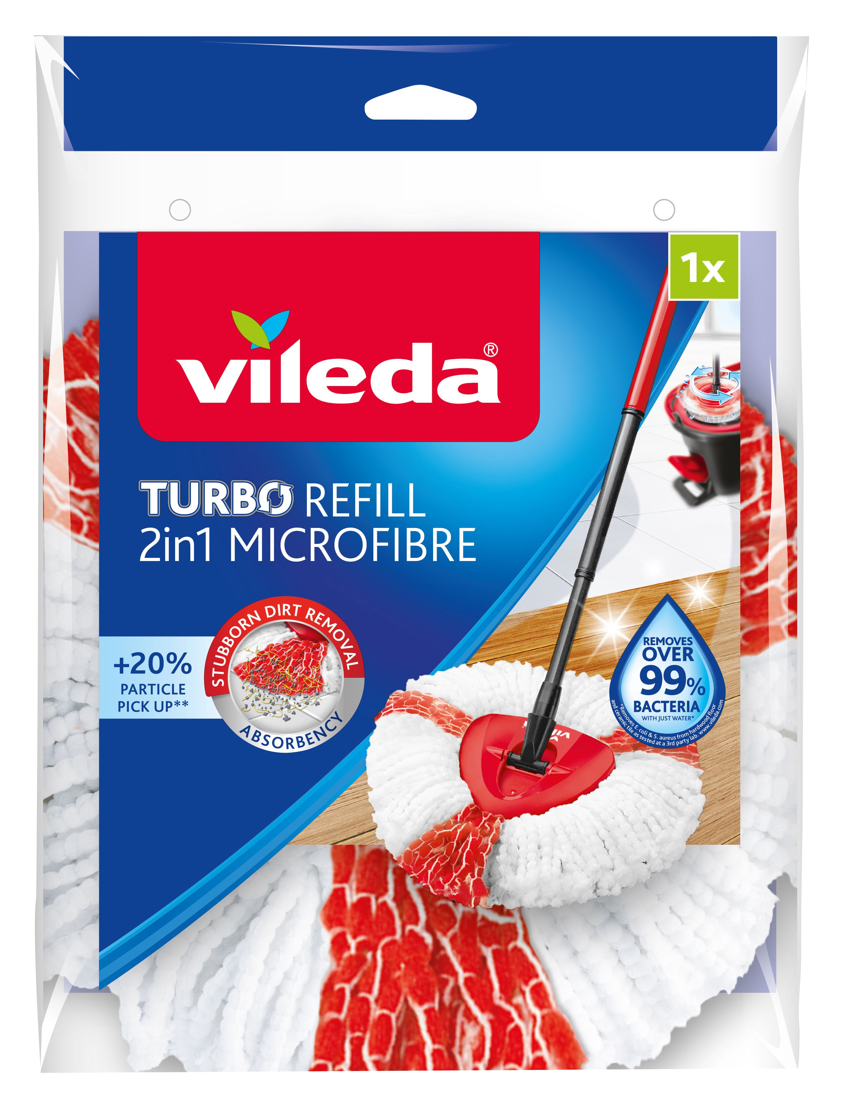 Vileda Easy Wring And Clean Turbo Extra Mop Head - Reinigung 151608