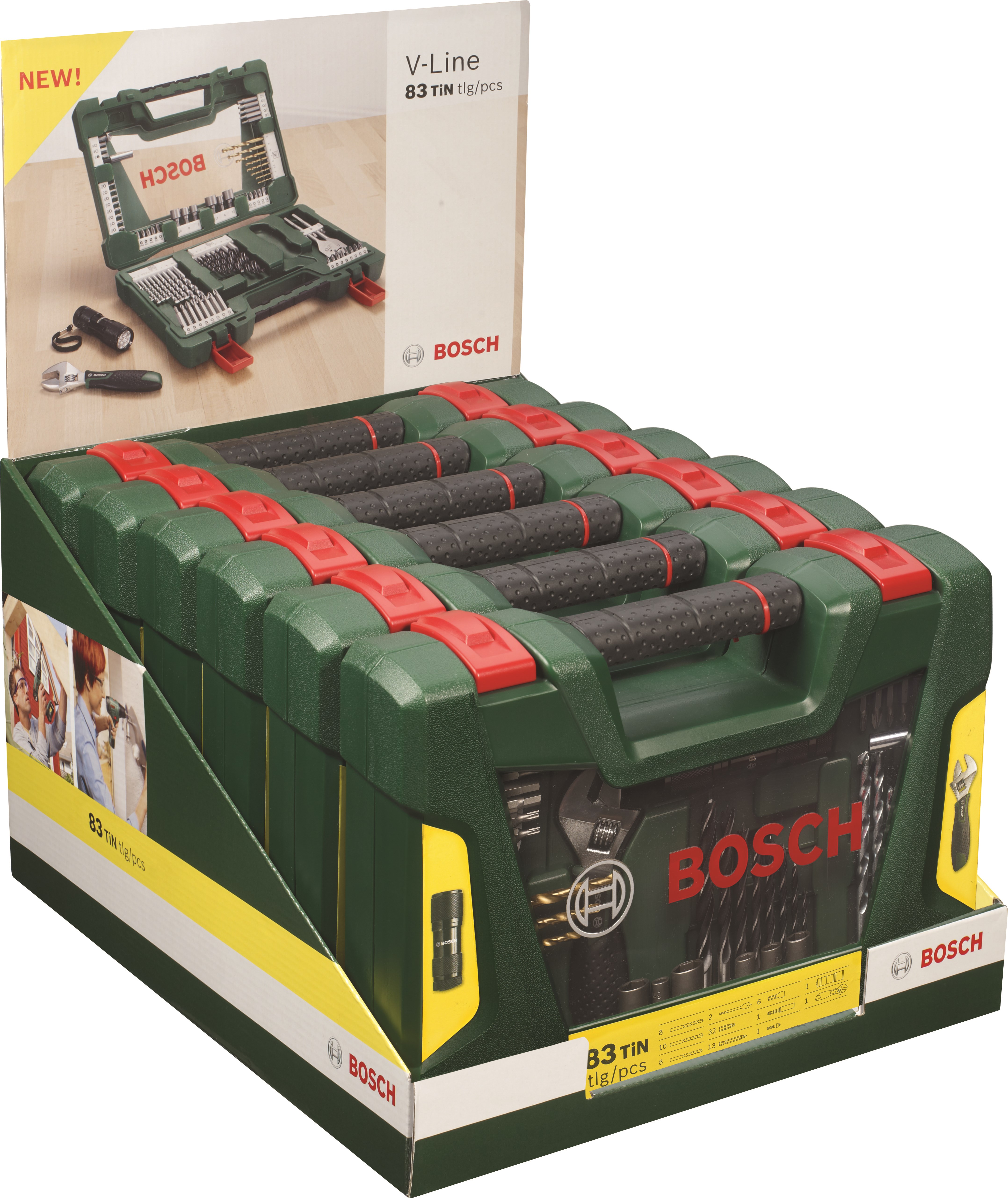 Bosch Bor OG Bitssæt V-line 83 Dele PL - Bohrer Bits 2607017309