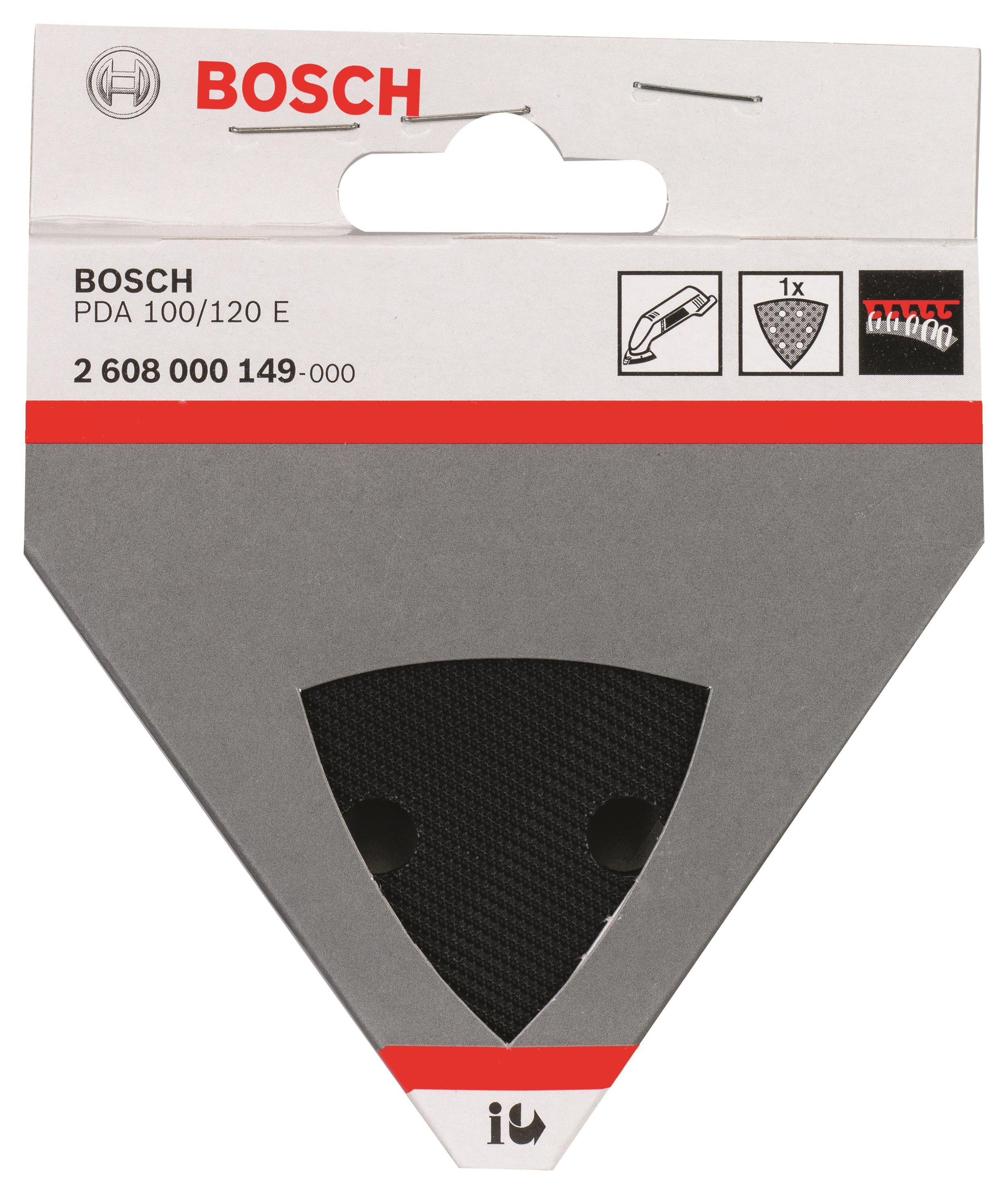 Bosch Gummibagskive Pda100/120e - Schleifmaschine 2608000149