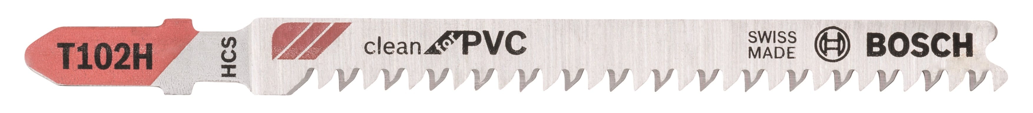 Bosch Stiksavklinge T102h Clean Pvc 5 Stk - Stichsaegen