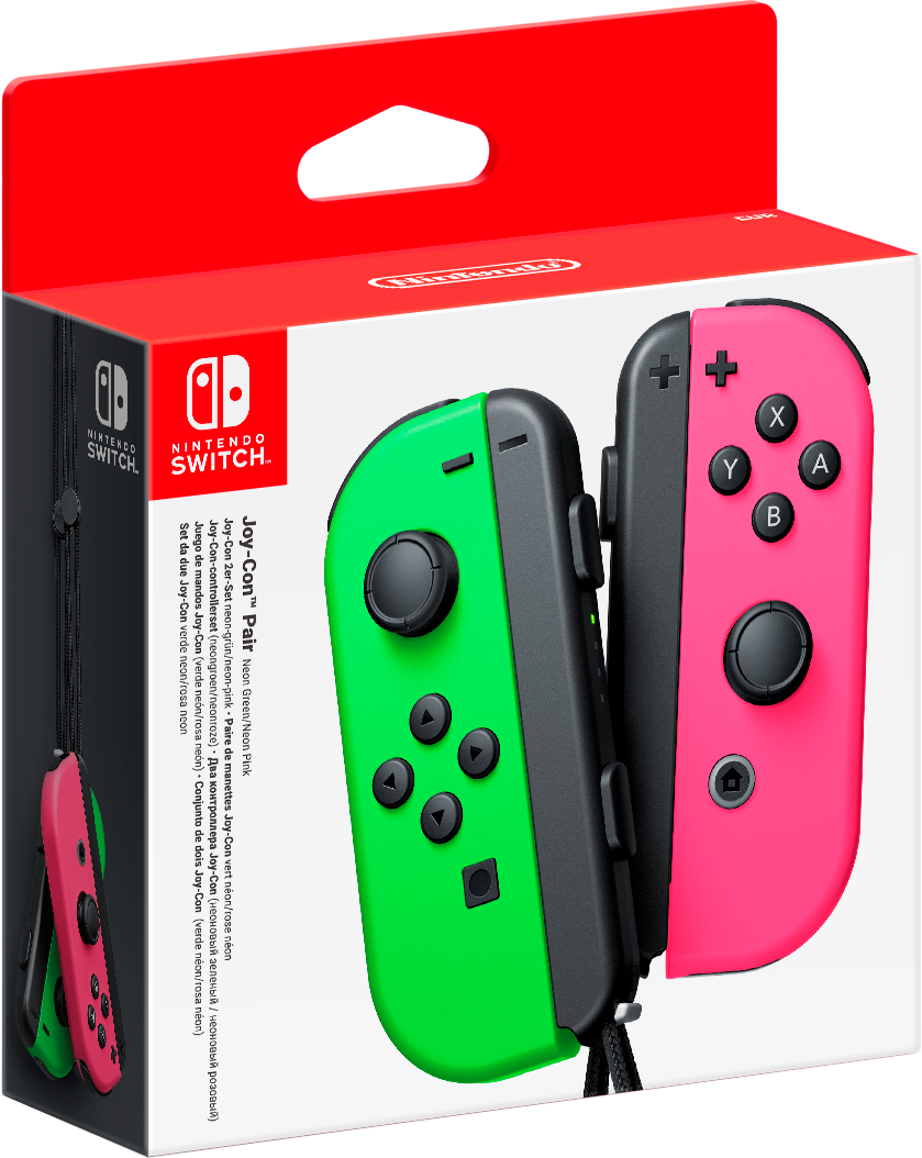 Nintendo Joy-con Pair Neon Green/neon Pink - Wireless Controller - Nintendo Switch - Gaming Zubehoer 0045496430795