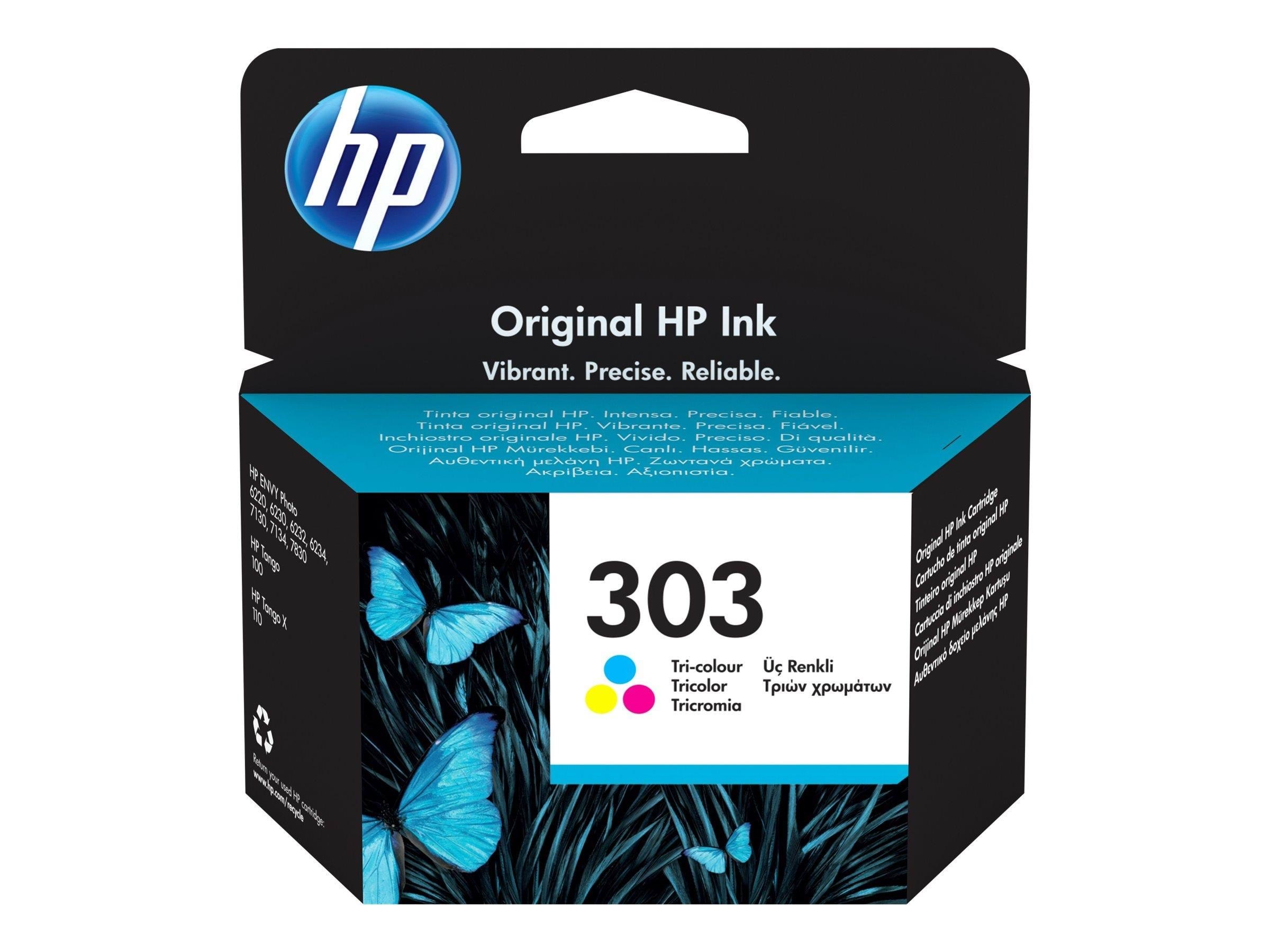 HP 303 / T6n01ae - Tri-color Ink (Cyan Magenta Yellow) - Druckerzubehoer Tinte Toner