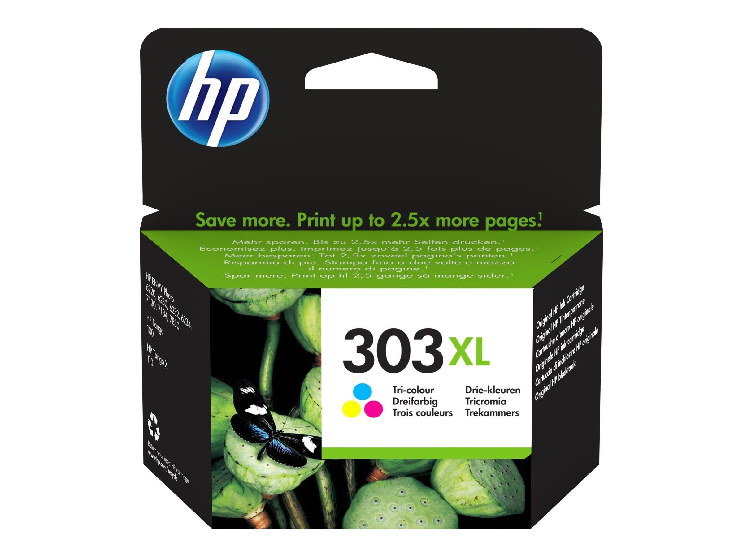 HP 303xl / T6n03ae High Capacity Tri-color (Cyan Magenta Yellow) Ink - Druckerzubehoer Tinte Toner Farbe ( Cyan, Magenta, Gelb)