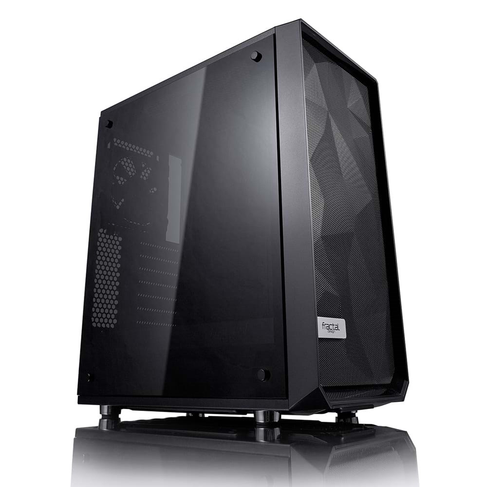 Fractal Design Meshify C TG - Black - Gehäuse - Miditower - Schwarz - Gehaeuse Fd-ca-mesh-c-bko-tg