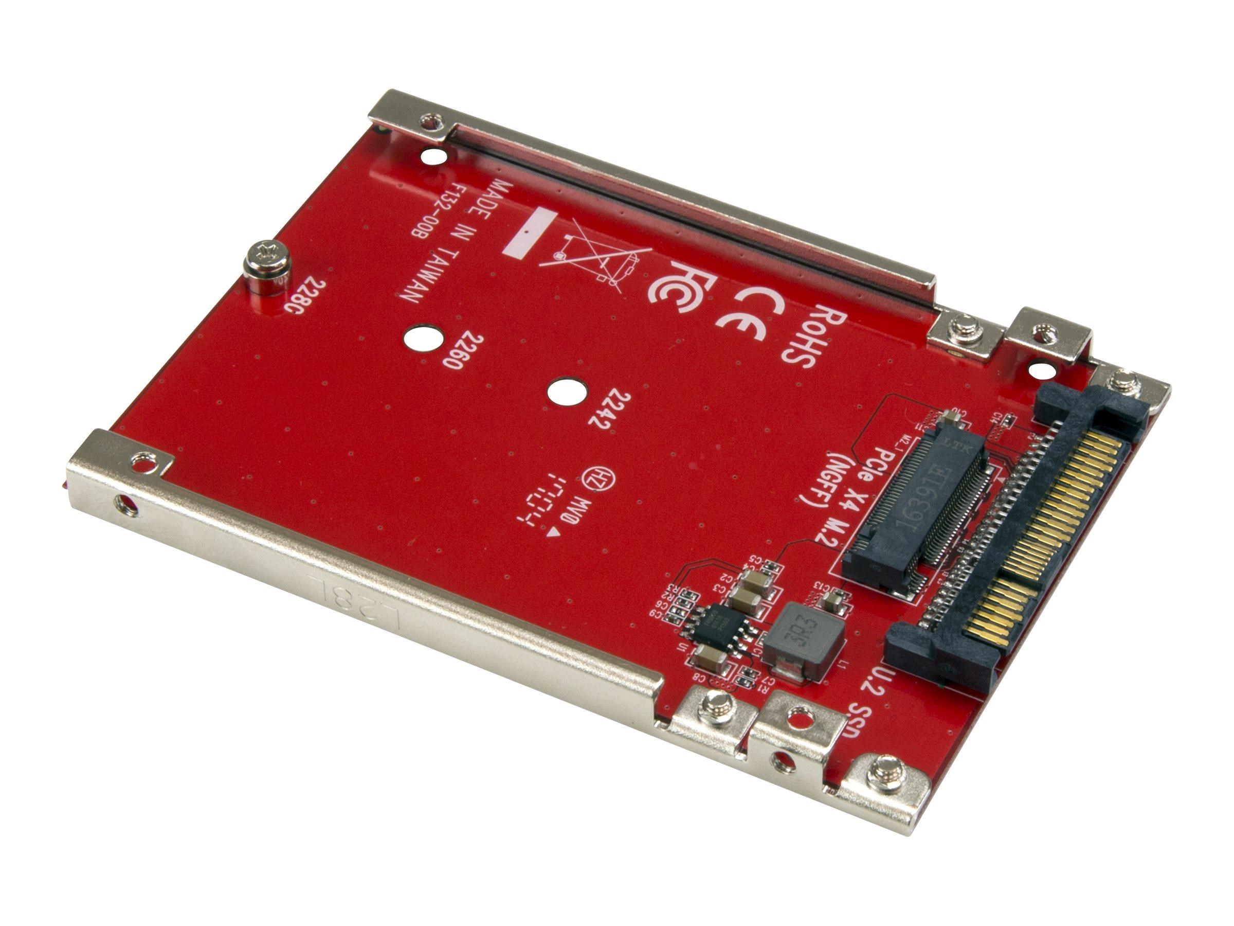 M.2 Drive to U.2 (Sff-8639) Host Adapter For M.2 Pcie Nvme Ssds - Interfaceadapter - M.2 Card - U.2 - Festplatten Zubehoer