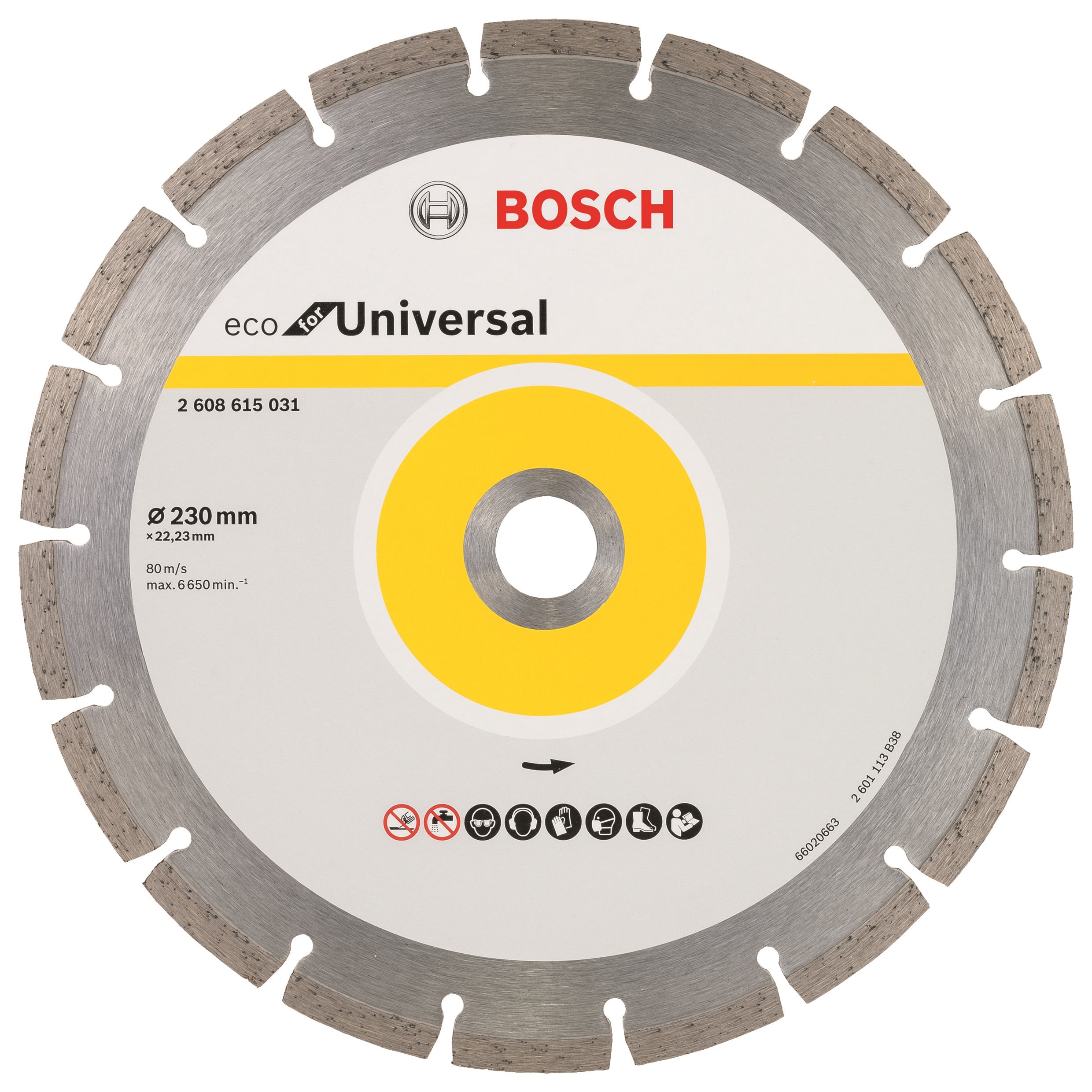Bosch Diamantskive 230x22.25mm Eco Universal - Winkelschleifer 2608615031