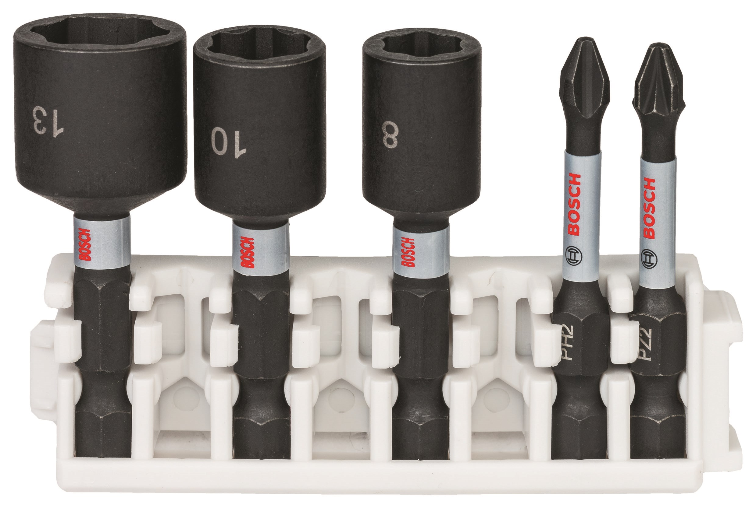 Bosch Bitssæt Impact M8/10/13 Ph2 Pz2 110mm - Bohrer Bits 2608522350