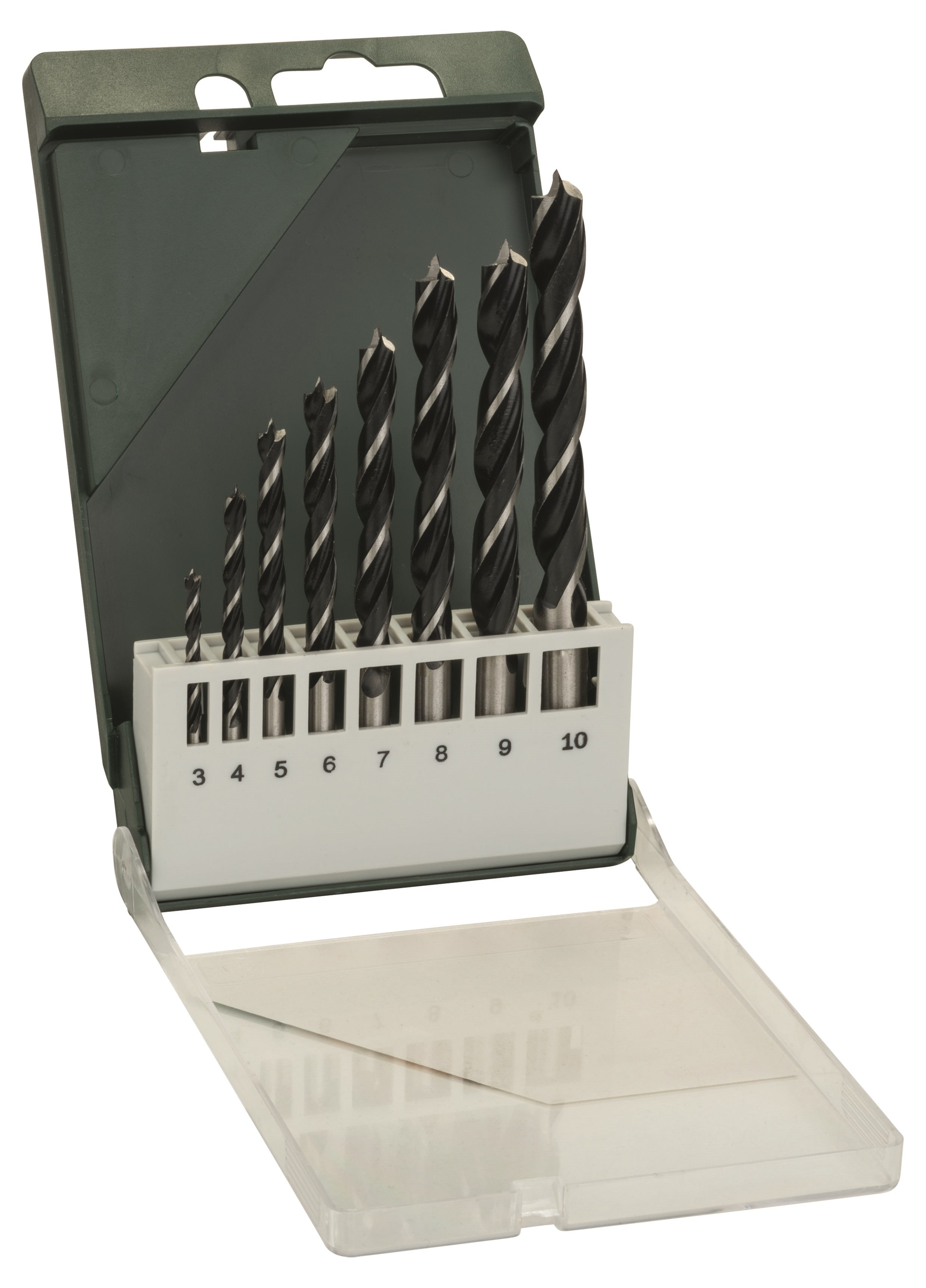 Bosch Træspiralborsæt 3-10mm 8 Stk - Bohrer Bits