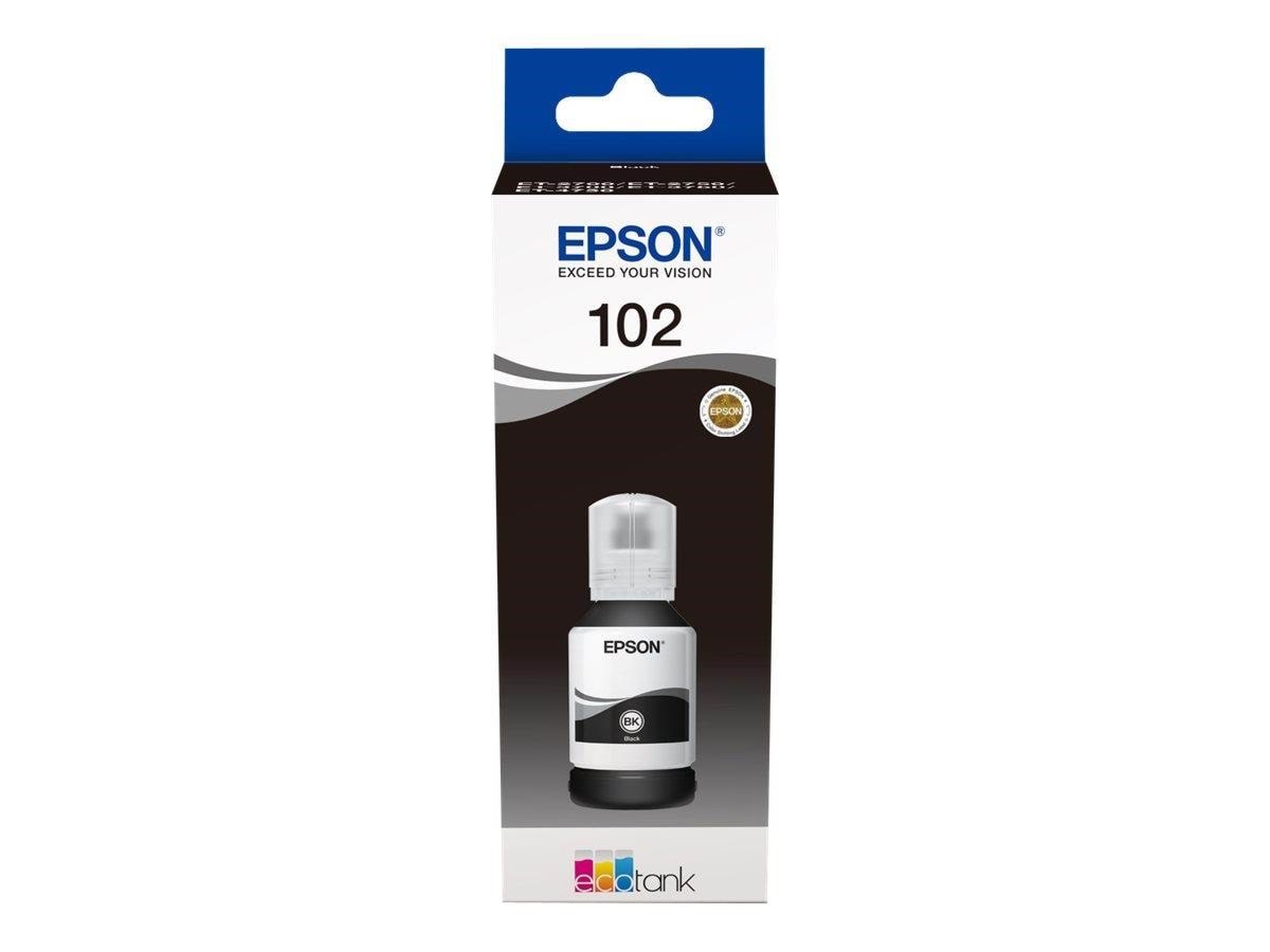 Epson 102 - Sort - Original - Blækbeholder - Druckerzubehoer Tinte Toner Schwarz C13t03r140
