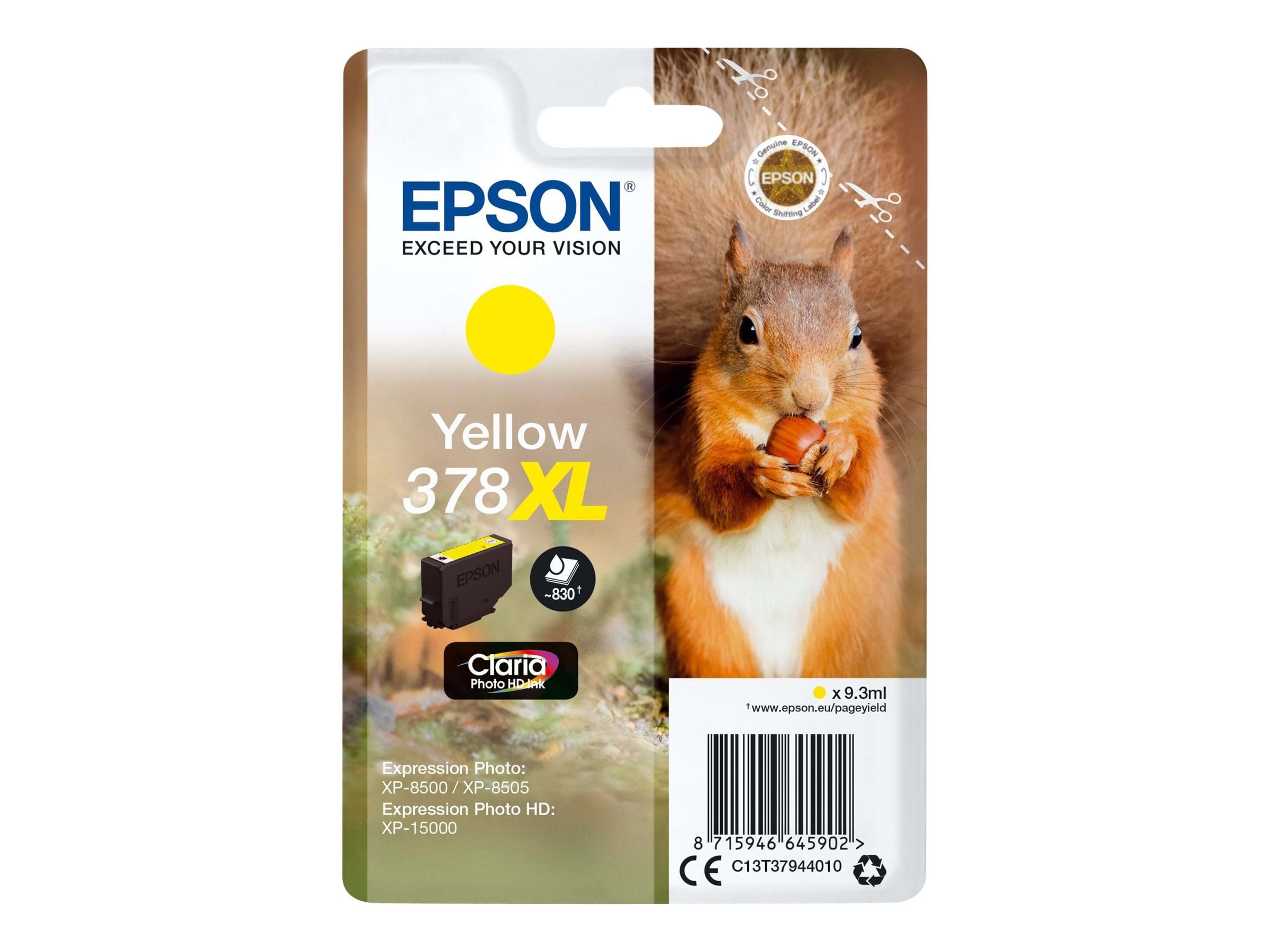 Epson 378xl - XL - Gul - Original - Blækpatron - Druckerzubehoer Tinte Toner