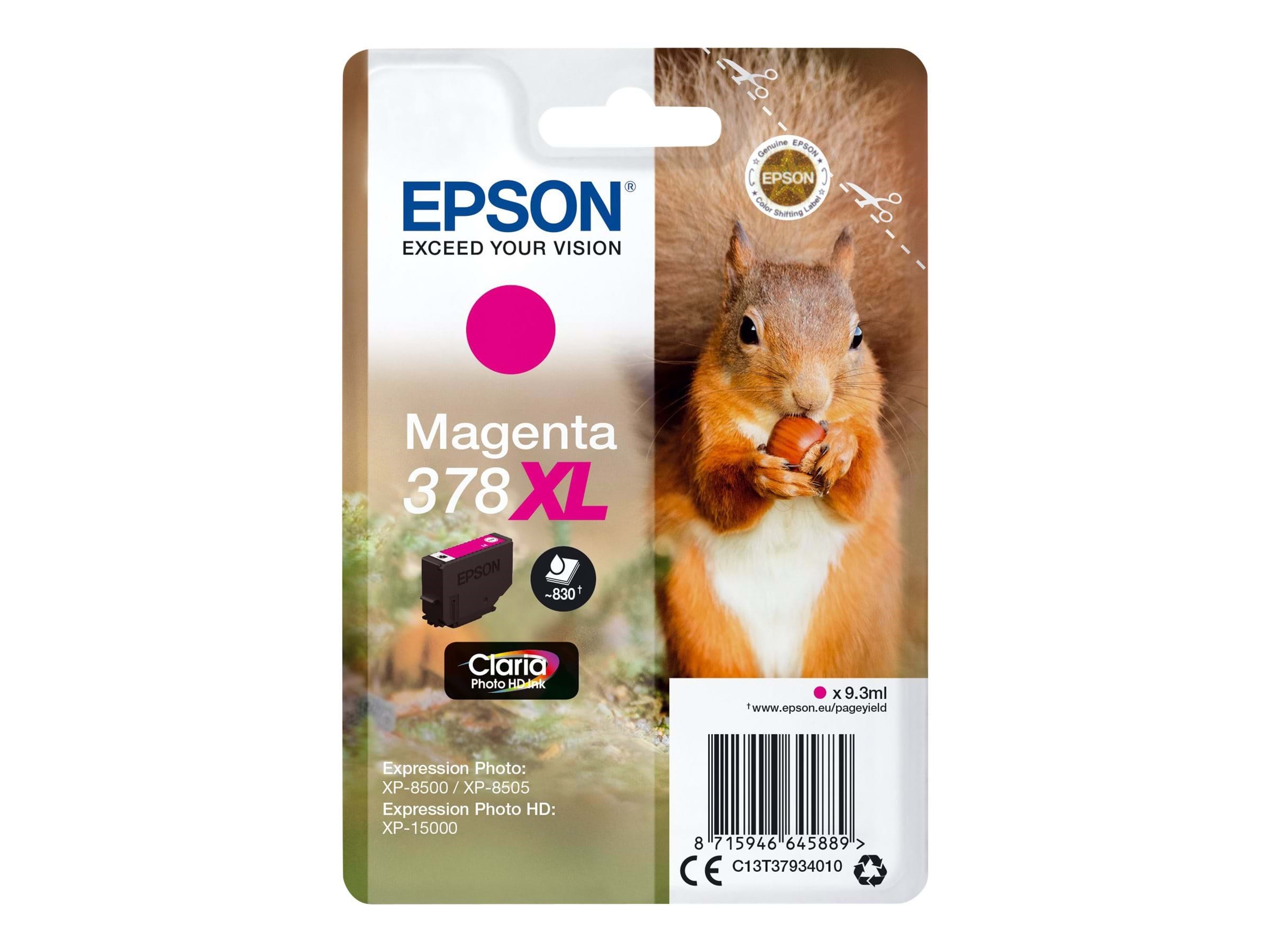 Epson 378xl - XL - Magenta - Original - Blækpatron - Druckerzubehoer Tinte Toner C13t37934010