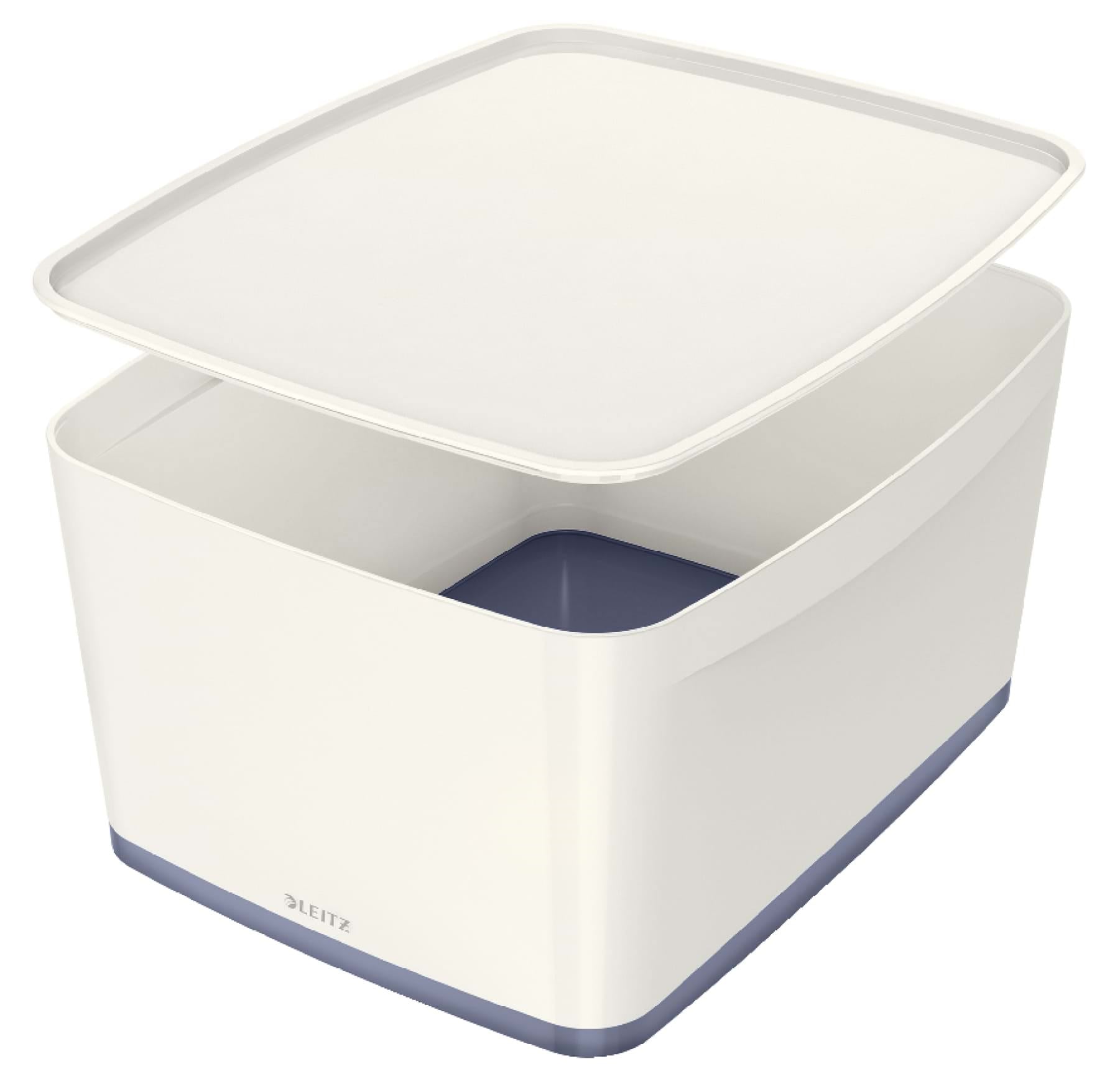 Leitz Mybox Groß Mit Deckel, Aufbewahrungsbox Weiß - Archivierung Und Aufbewahrung