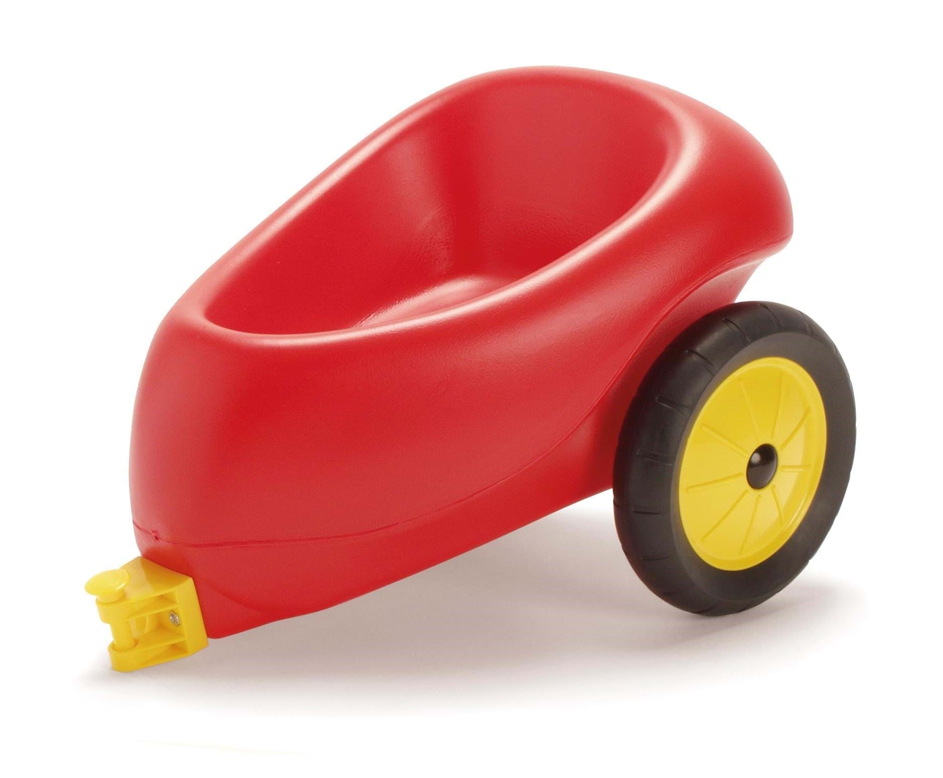 Dantoy Trailer With Rubber Wheels - Rutscherautos Und Laufraeder 3336