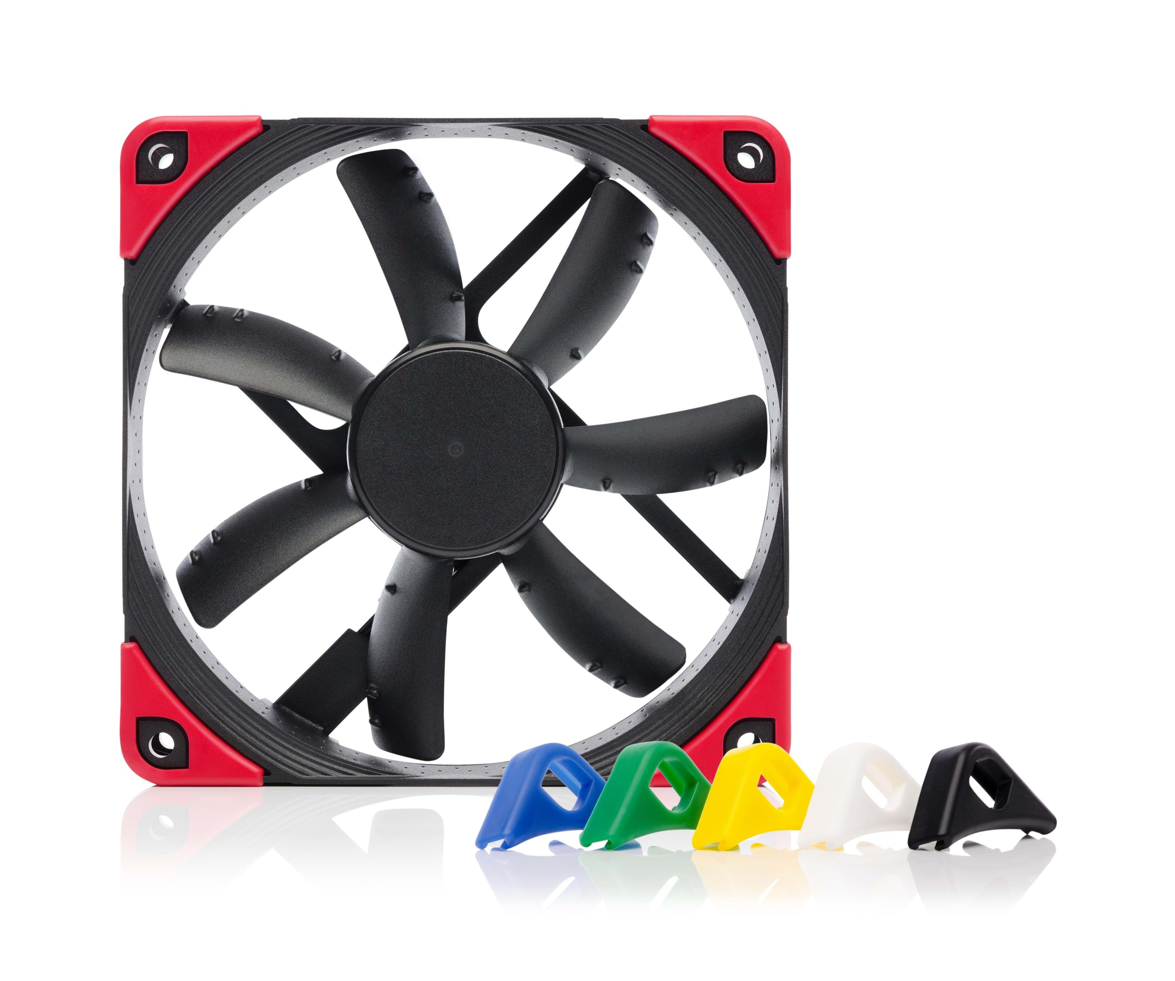 Noctua Nf-s12a Pwm Chromax.Black.Swap - Gehäuselüfter - 120mm - Schwarz - 17 Dba - Gehaeuseluefter