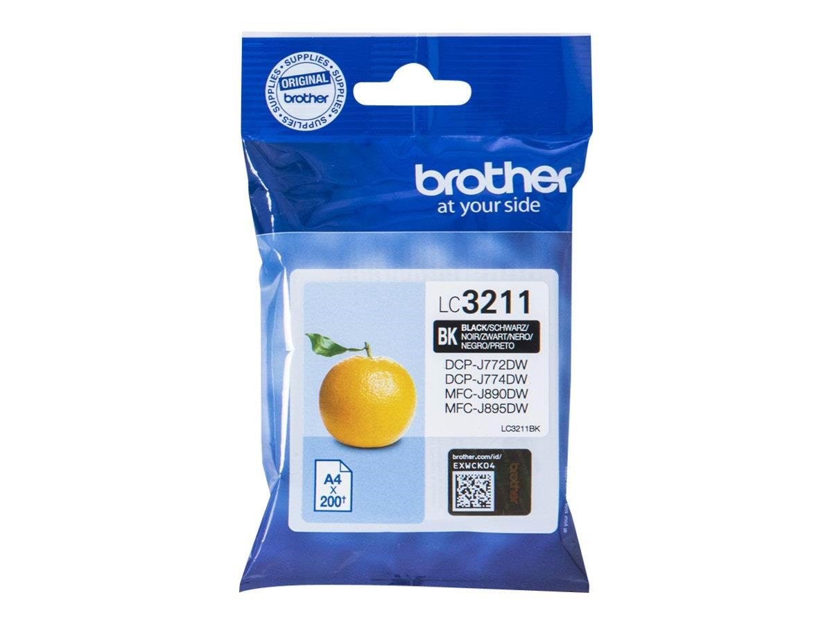 Brother Lc3211bk / LC 3211bk Black Ink - Druckerzubehoer Tinte Toner Schwarz
