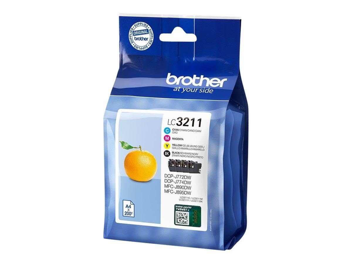 Brother Lc3211valdr (Black Yellow Cyan Magenta) Ink - Druckerzubehoer Tinte Toner