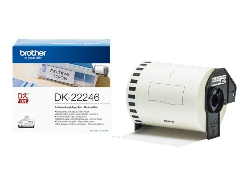 Brother Dk-22246 Continuous Roll (10.3 cm x 30.48 m) - Papier Fotopapier Und Etiketten