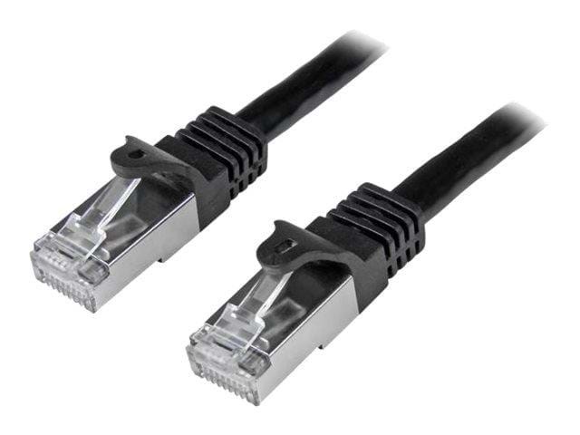 2m Black Cat6 / Cat 6 Shielded (Sftp) Patch Cable 2 m - Patchkabel - 2 m - Sort - Schwarz - 2m - Netzwerk Kabel N6spat2mbk