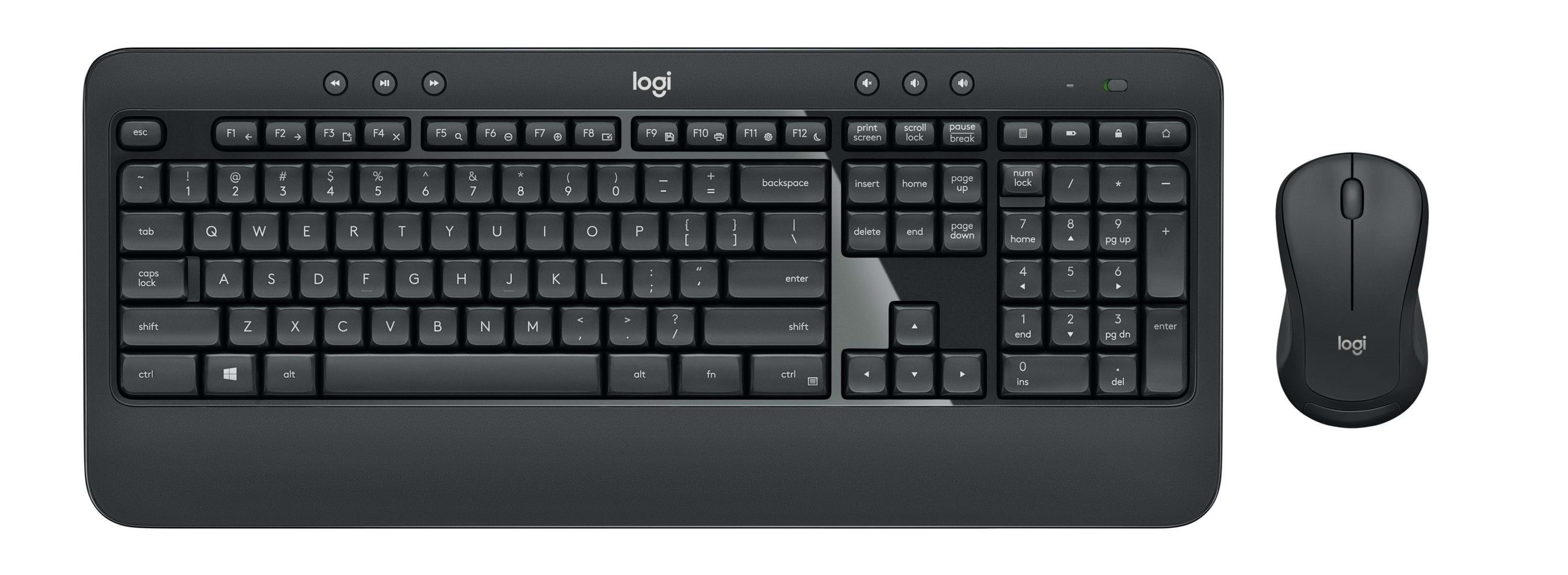 Logitech Mk540 Advanded Wireless Combo - UK - Tastatur & Maus Set - Englisch - Schwarz - Tastaturen 920-008684