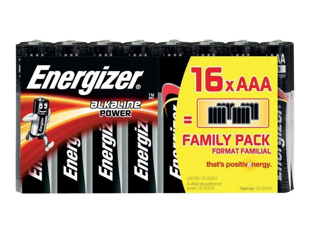 Energizer Batteri - Aaa Type - Alkalisk x 16 - Batterien Und Akkus E300171700