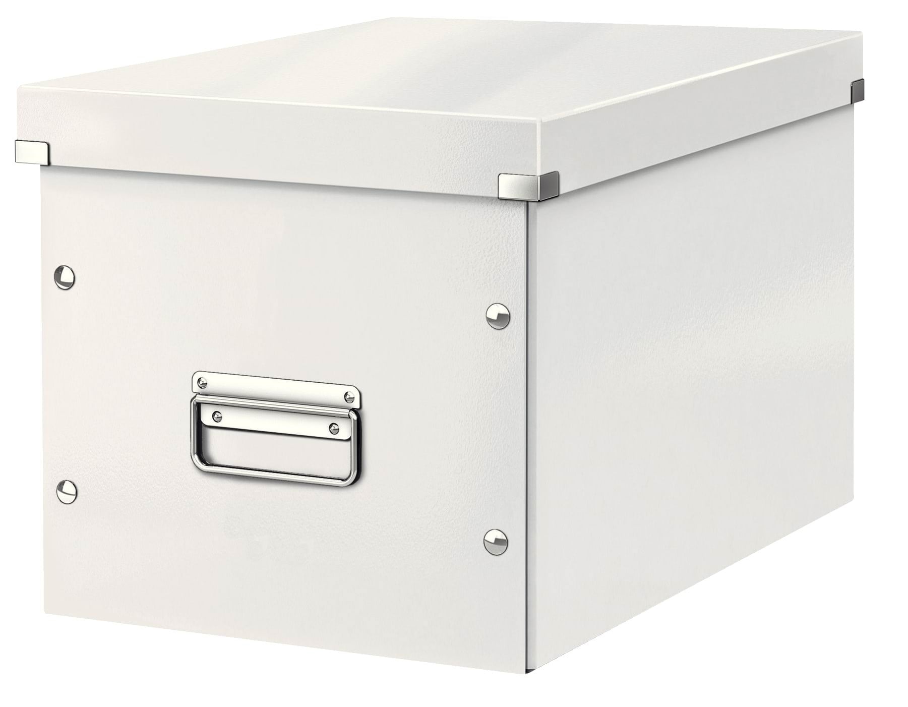 Leitz Click & Store Wow Aufbewahrungs- Und Transportbox Cube Groß Weiß - Archivierung Und Aufbewahrung