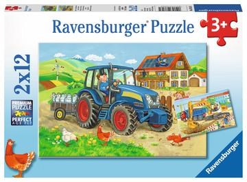 Ravensburger Hard At Work 2x12p - Puzzle 10107616