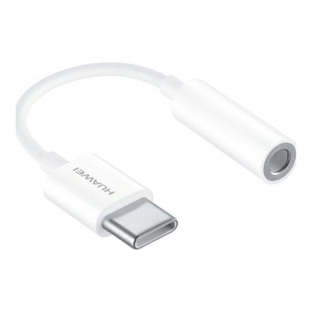 Huawei Cm20 Usb-c - Jack 3.5mm Adaptor - White - Display Kabel Weiß 55030086