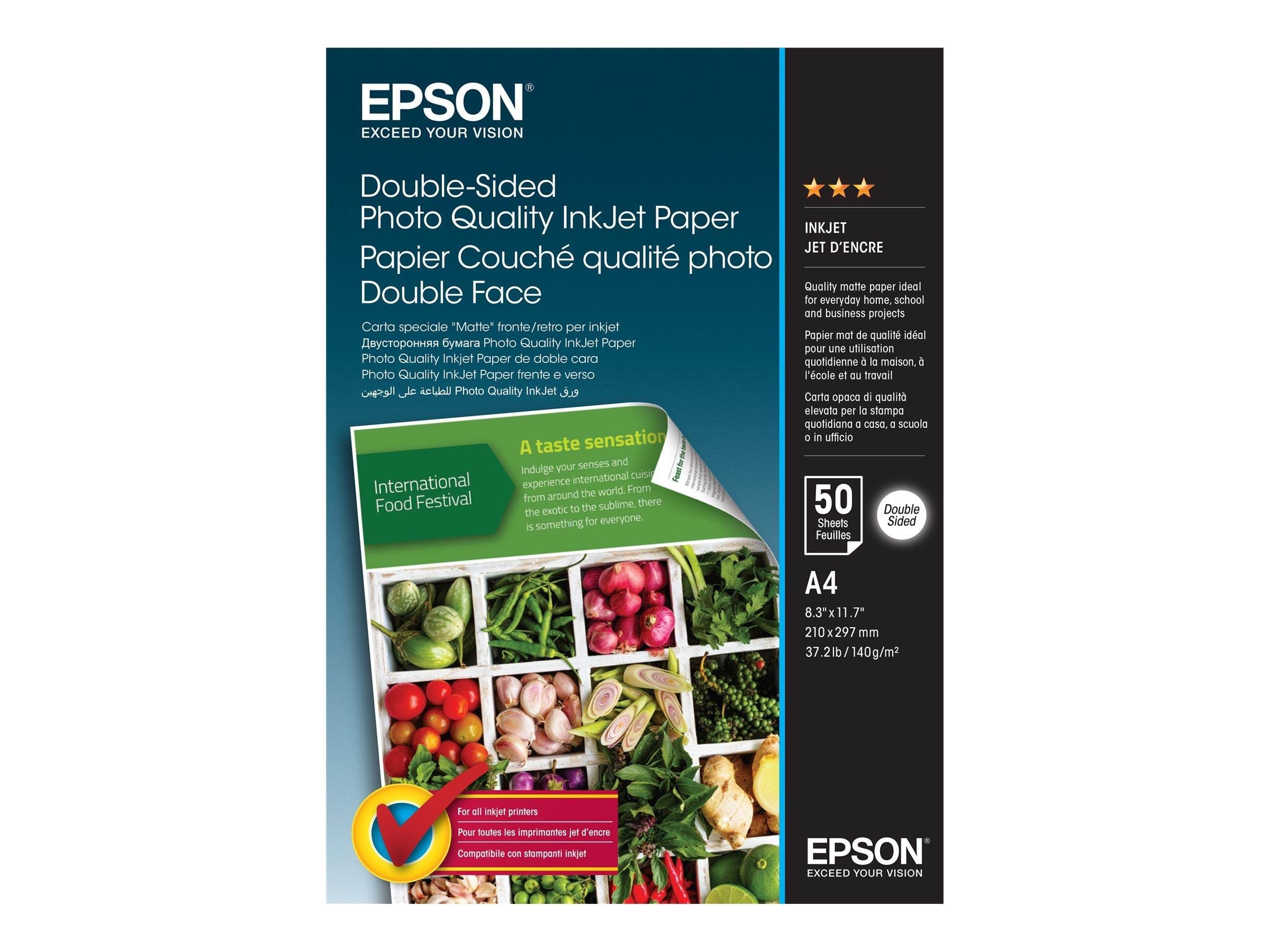 Epson Double-sided Photo Quality Inkjet Paper - Papier Fotopapier Und Etiketten C13s400059