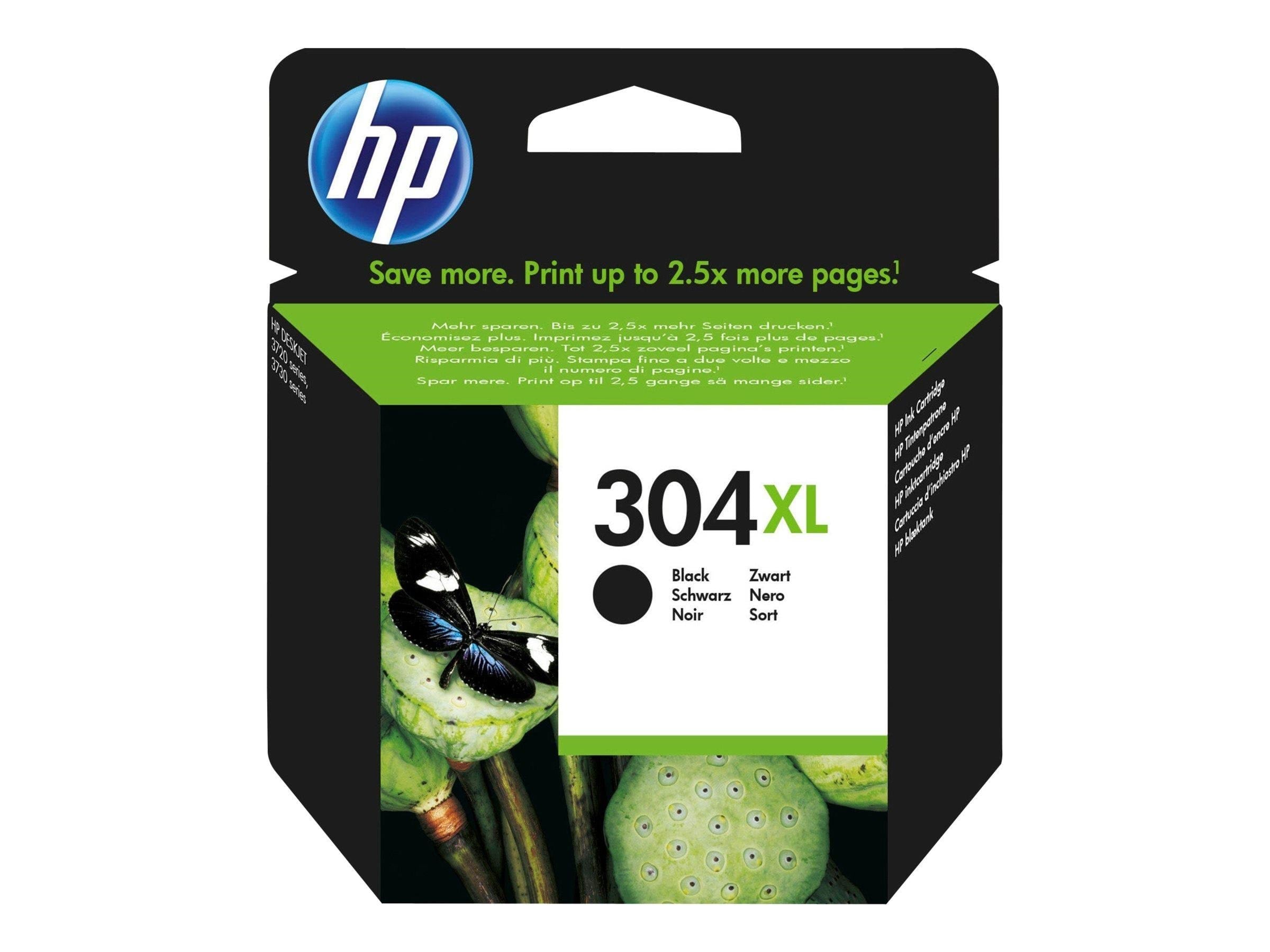 HP 304xl / N9k08ae High Capacity Black Ink - Druckerzubehoer Tinte Toner Schwarz