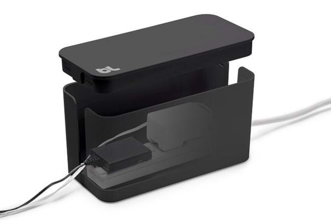Bluelounge Design Cablebox Mini - Black - Kabelkanal Kabelschlauch